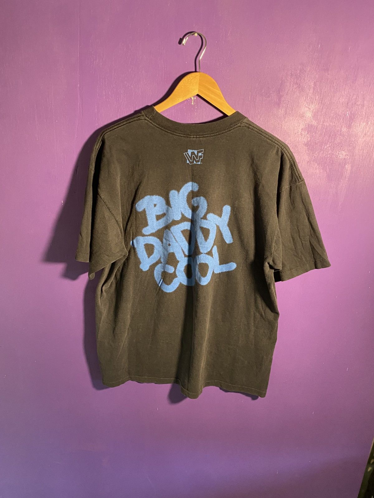WWF Vintage 1995 WWF Big daddy cool Diesel power faded t-shirt Size US XL / EU 56 / 4 - 2 Thumbnail