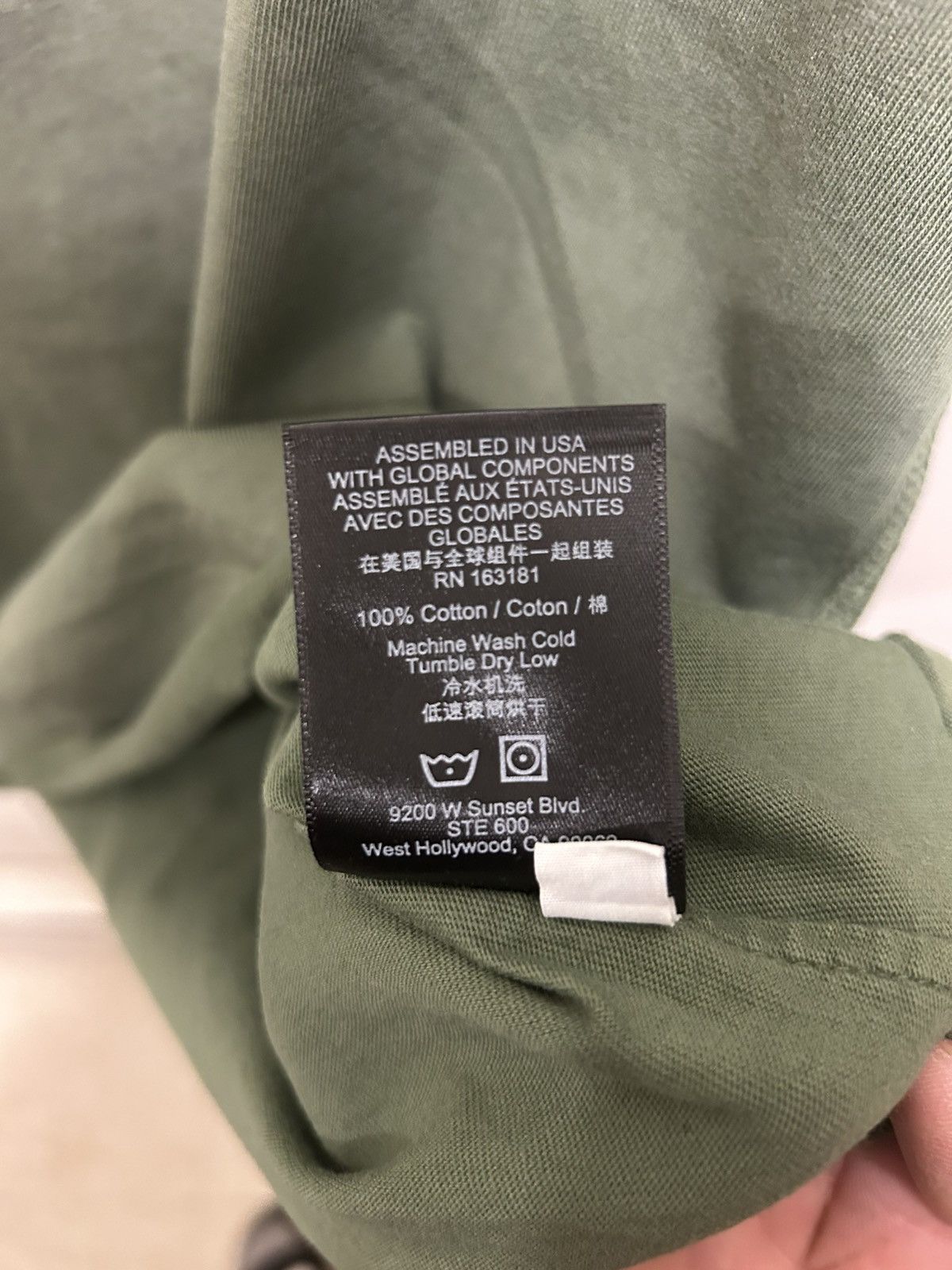 Rhude Rhude sundry olive reverse tee Size US S / EU 44-46 / 1 - 9 Thumbnail