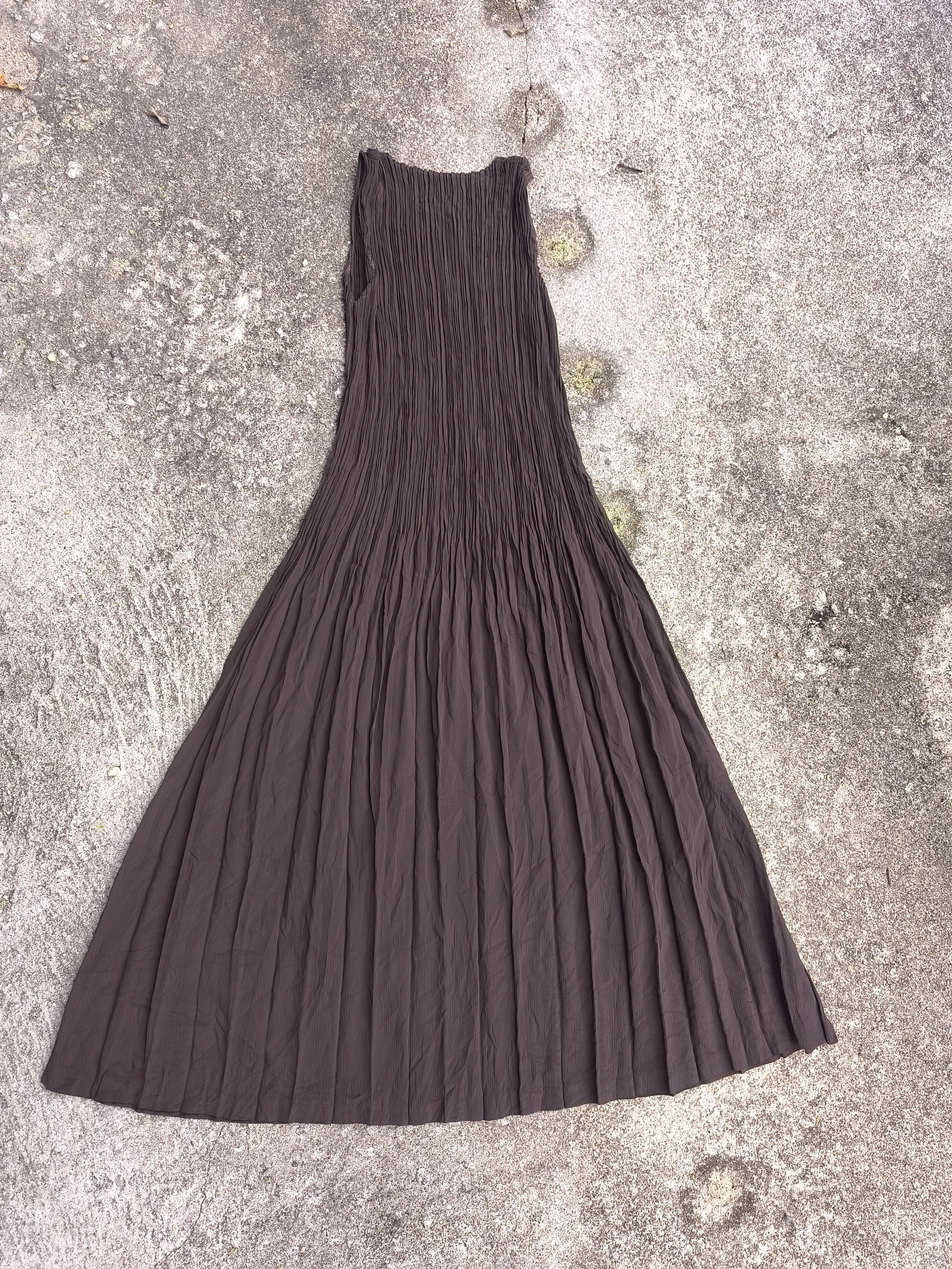 Japanese Brand × Vintage VINTAGE DRESS PLEATED LIKE PLEATS PLEASE DRESS Size M / US 6-8 / IT 42-44 - 9 Thumbnail
