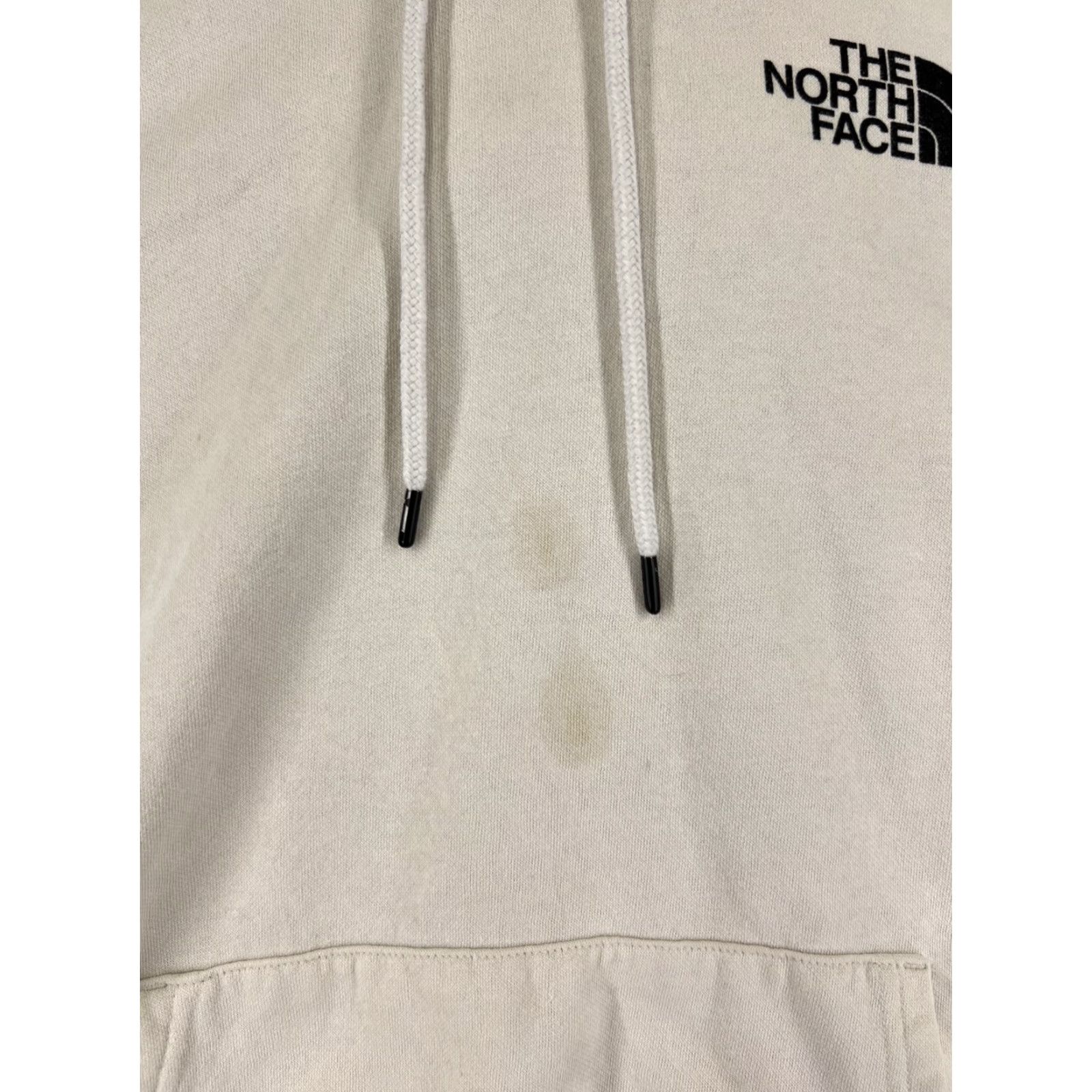 The North Face The North Face Hoodie Womens Large Beige Logo Cotton Blend Pocket Size L / US 10 / IT 46 - 2 Thumbnail
