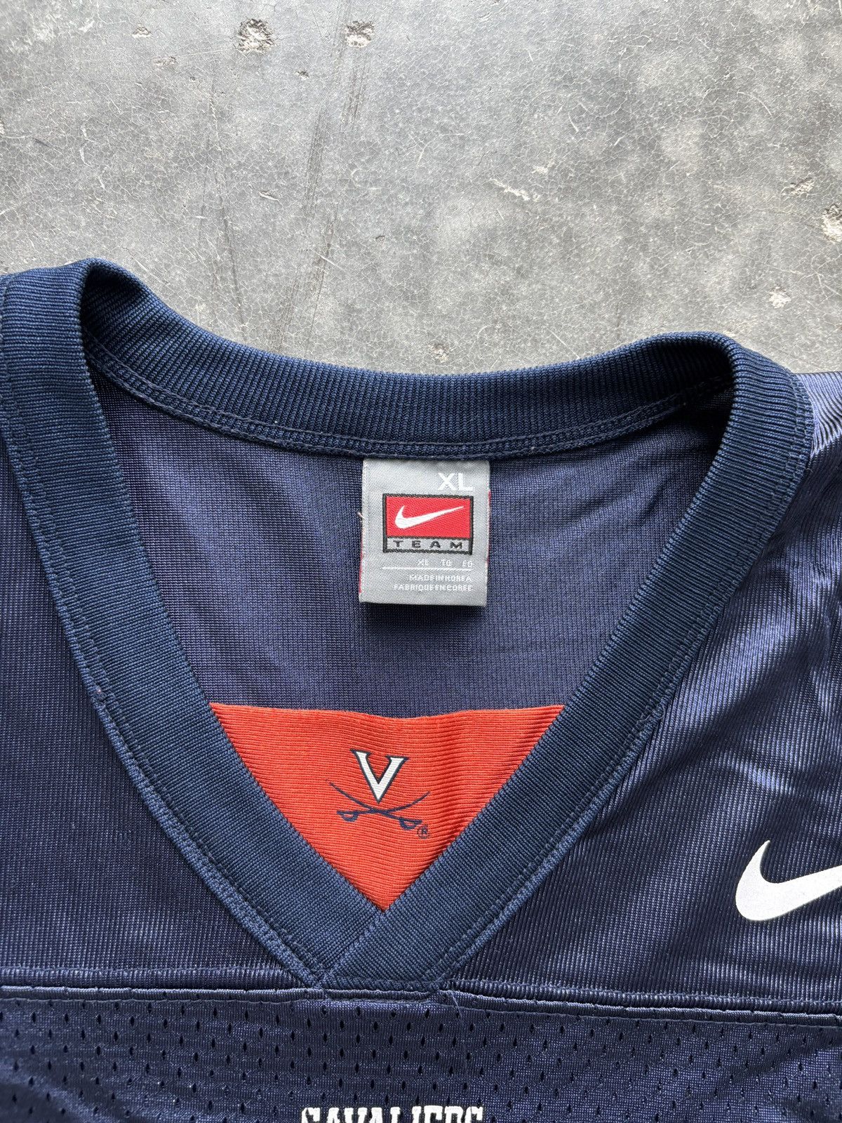 Nike Vintage Y2K Nike UVA Football Jersey Baggy Oversized Size US XL / EU 56 / 4 - 4 Thumbnail
