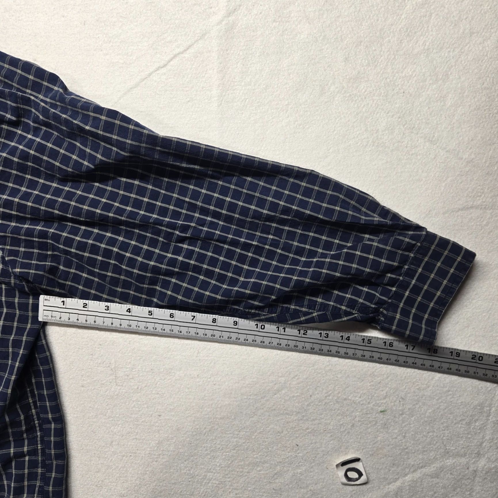 Vintage RGM Shirt Blue Button-Front 100% Cotton Men's XL Button-Up Casual Classic Check Long Sleeve Size US XL / EU 56 / 4 - 5 Thumbnail