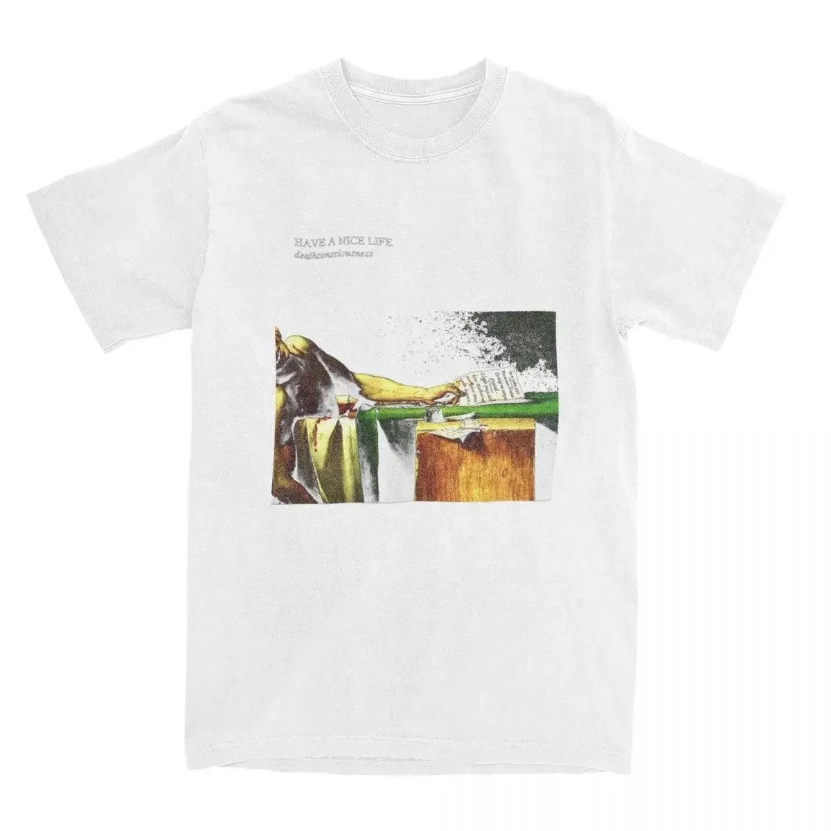 Vintage Casual Have A Nice Life Graphic T-Shirt Size US XL / EU 56 / 4 - 2 Thumbnail