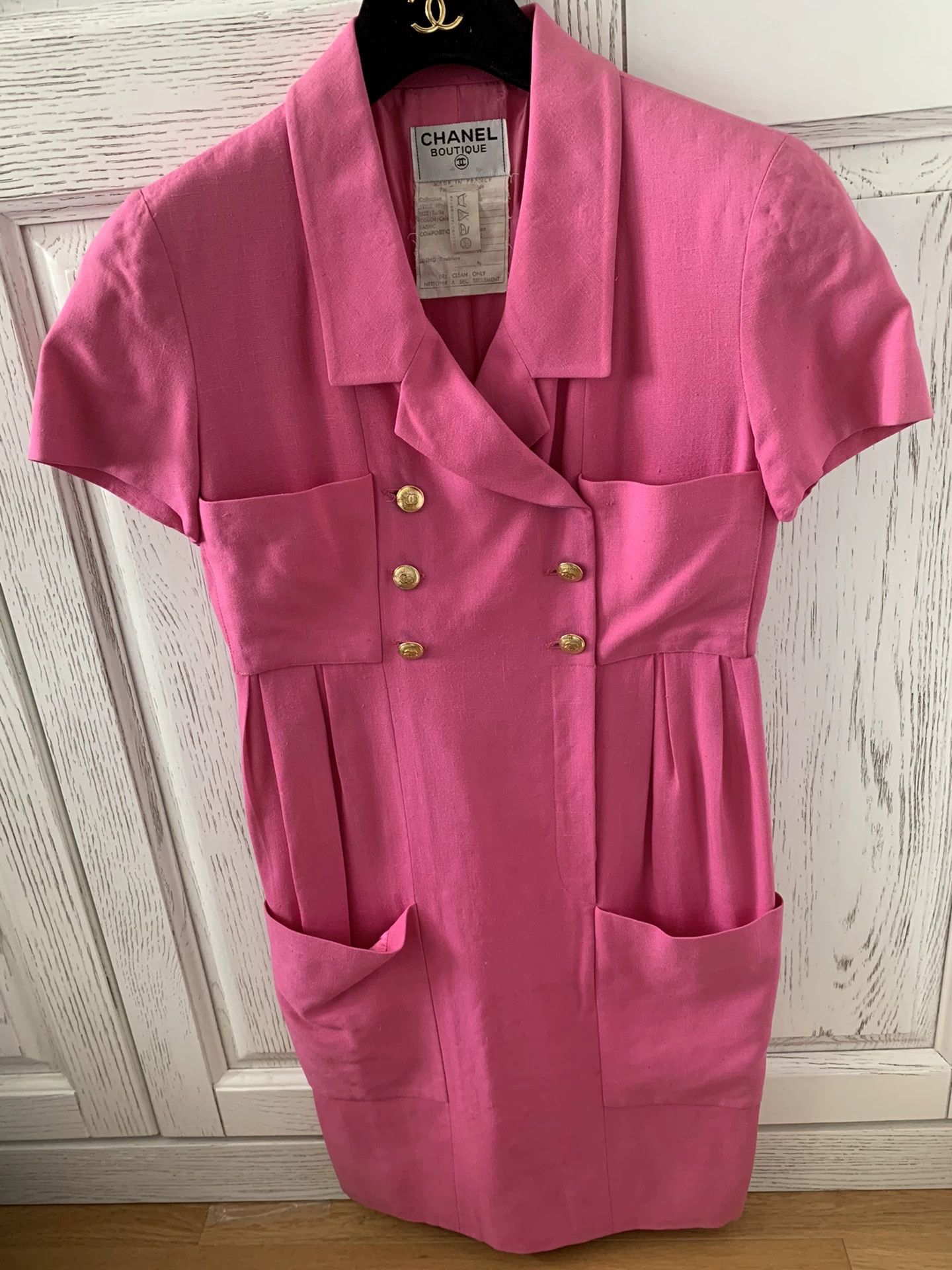Chanel Chanel Vintage Pink Dress Size 38 Size S / US 4 / IT 40 - 1 Thumbnail