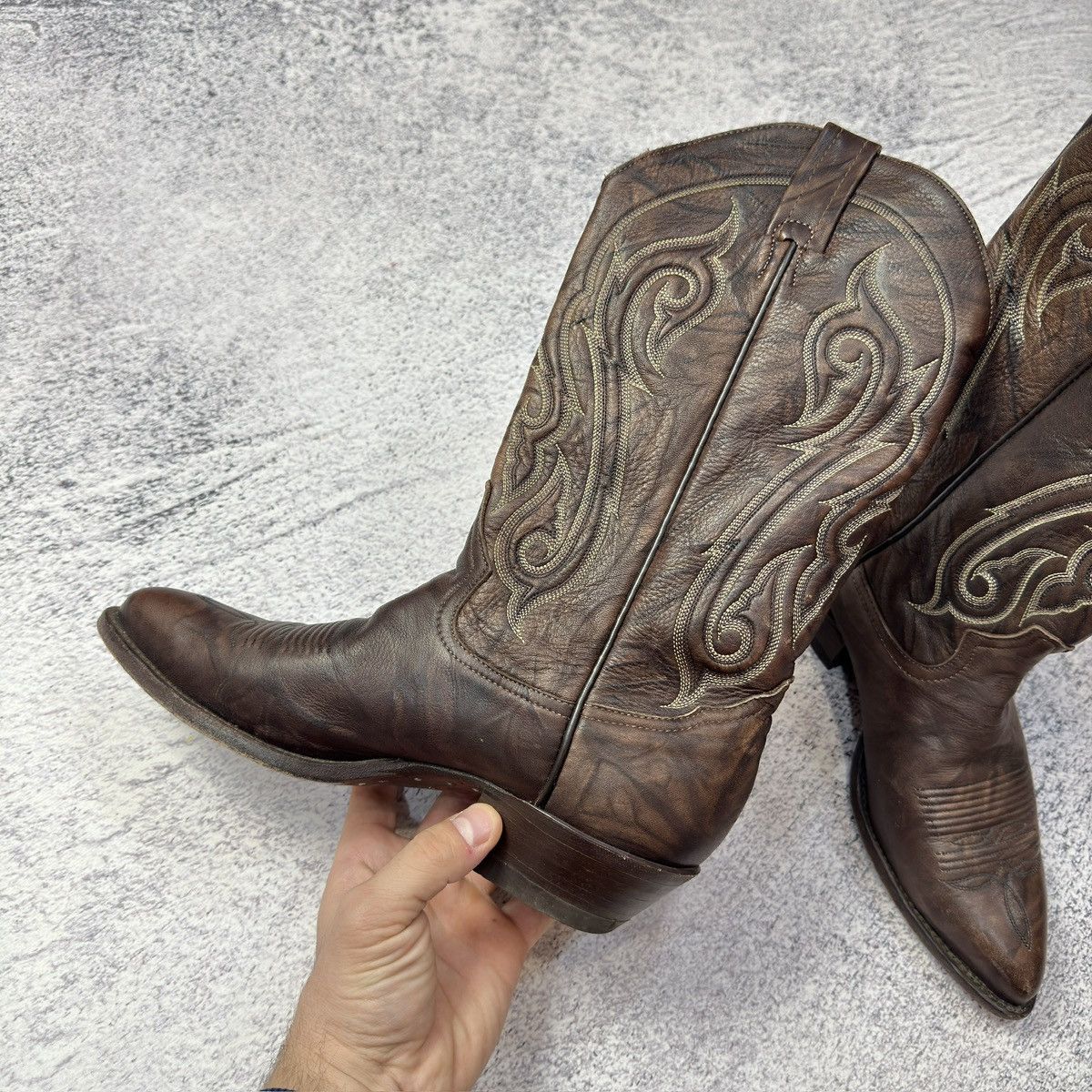 Cowboy Equipment × Handmade × Tony Lama Tony Lama Womens Cowgirl Western Boots US7 UK4 EU37 23cm Size US 7 / IT 37 - 5 Thumbnail