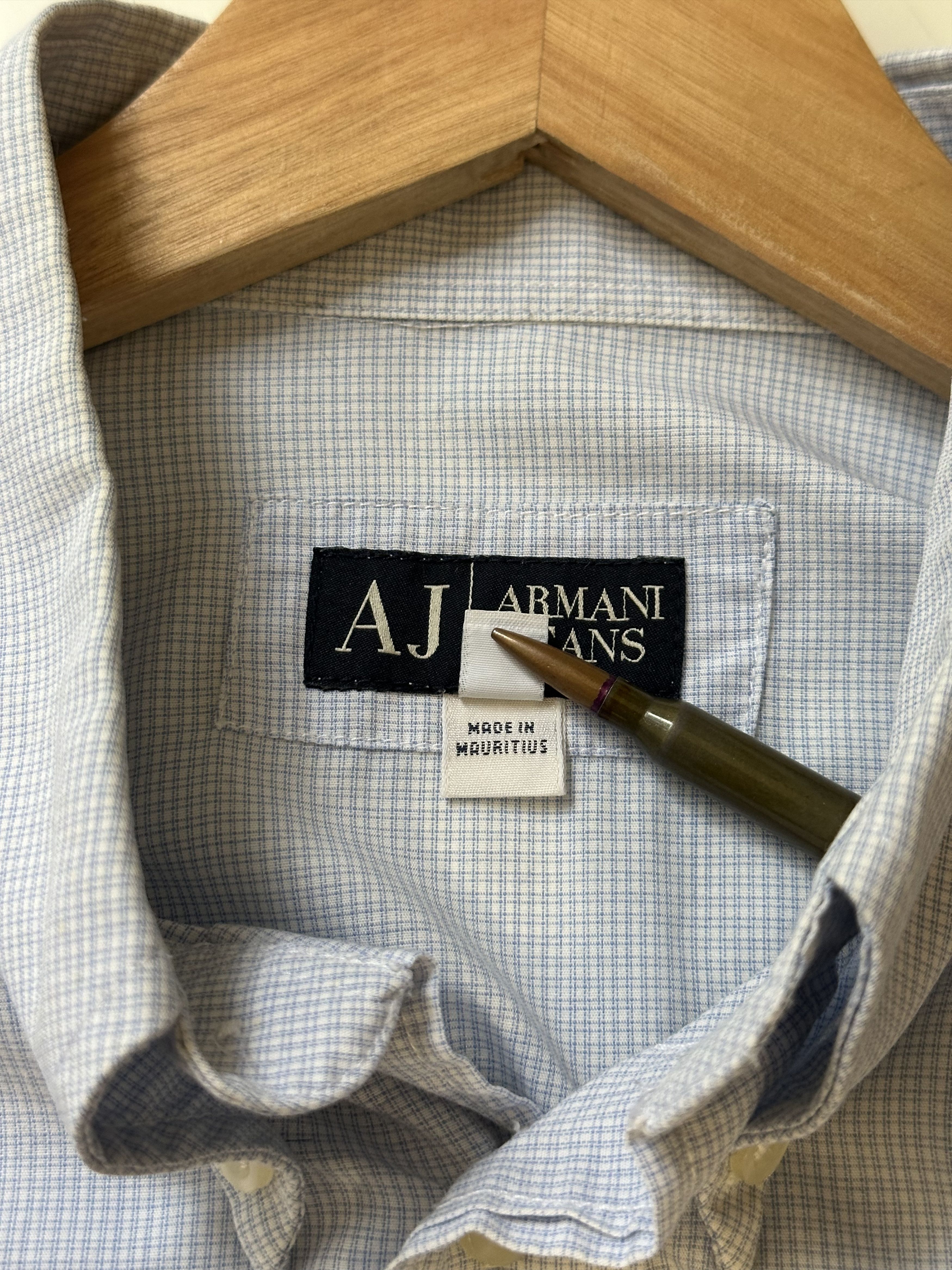 Armani Armani Jeans Vintage Denim Blue Medium Size US M / EU 48-50 / 2 - 7 Thumbnail