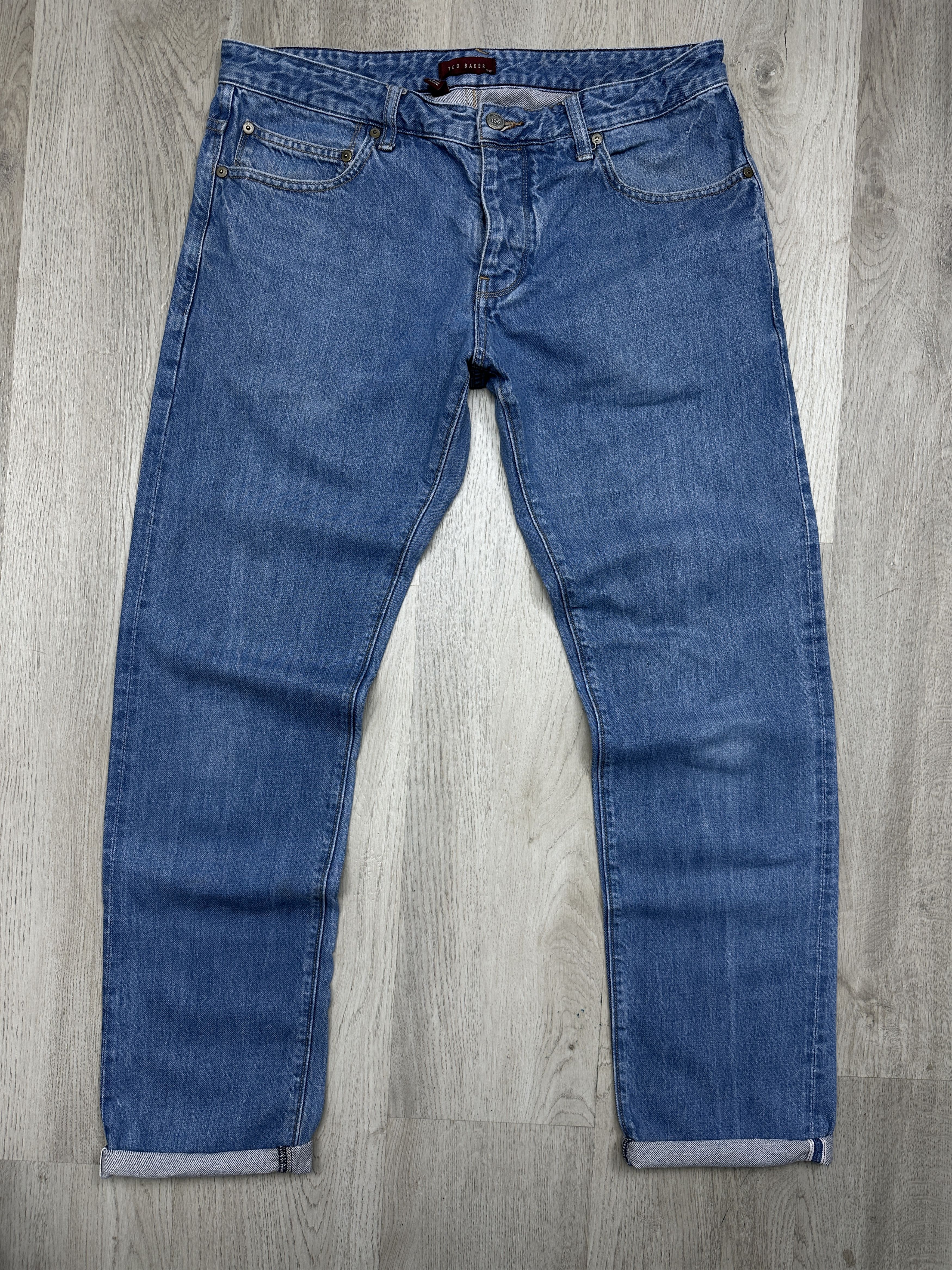 Ted Baker Ted Baker Mens Selvedge Denim Pants Jeans Size US 34 / EU 50 - 2 Thumbnail