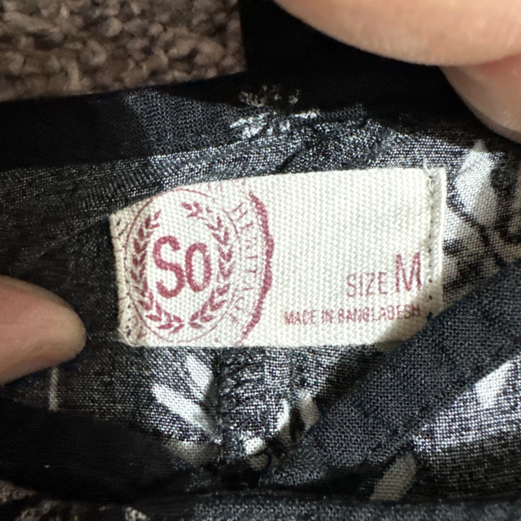 Vintage SO Daisy Print Slip Dress M Black Rayon Short Casual Women Regular Slip Dress Summer 90s Y2K Grunge Flower Cottagecore Festival Womens Size M / US 6-8 / IT 42-44 - 4 Thumbnail