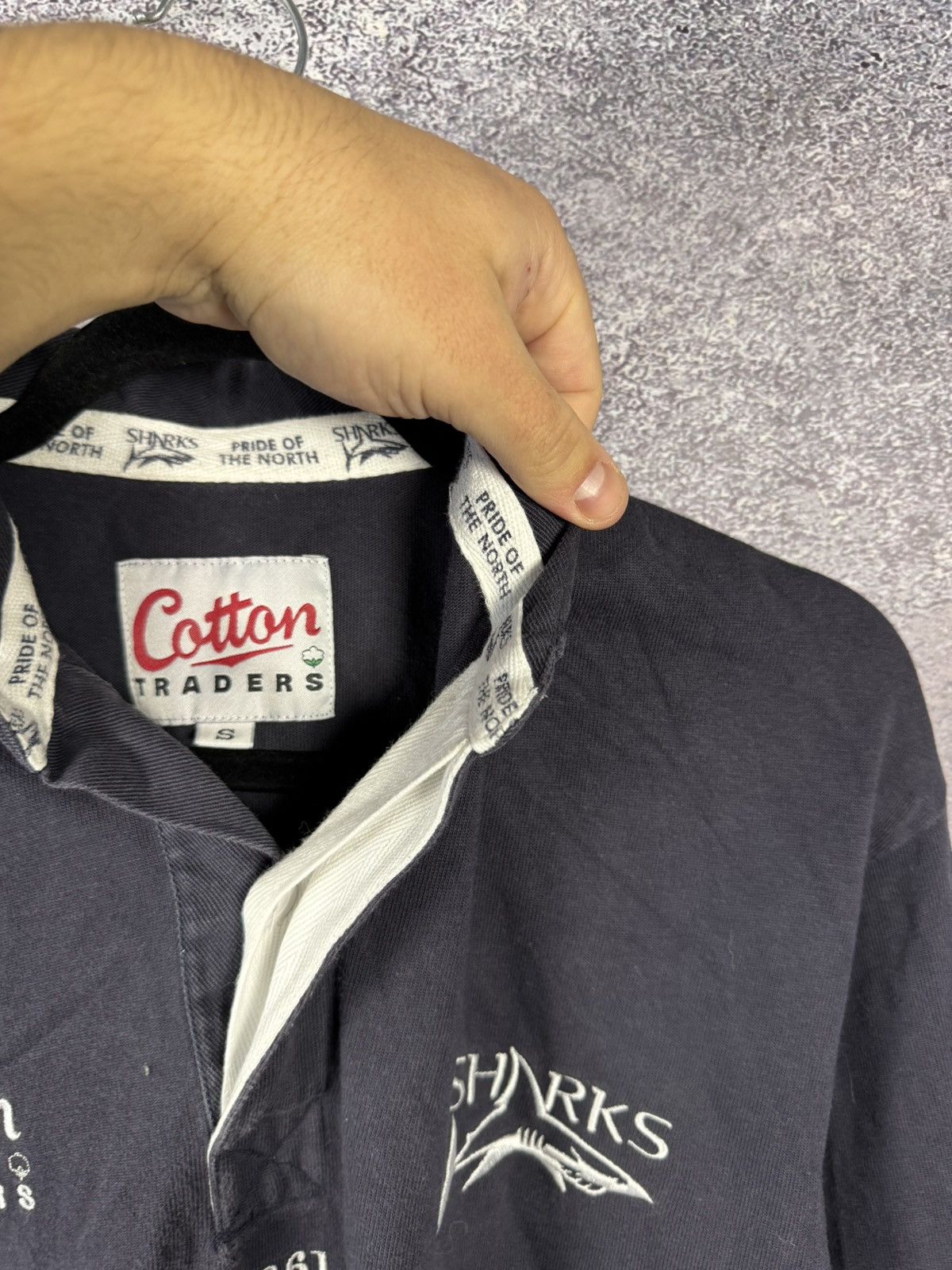 Cotton Traders × Vintage Vintage Sale Sharks Rugby Jersey Large Cotton Traders 2004 Size US S / EU 44-46 / 1 - 8 Thumbnail