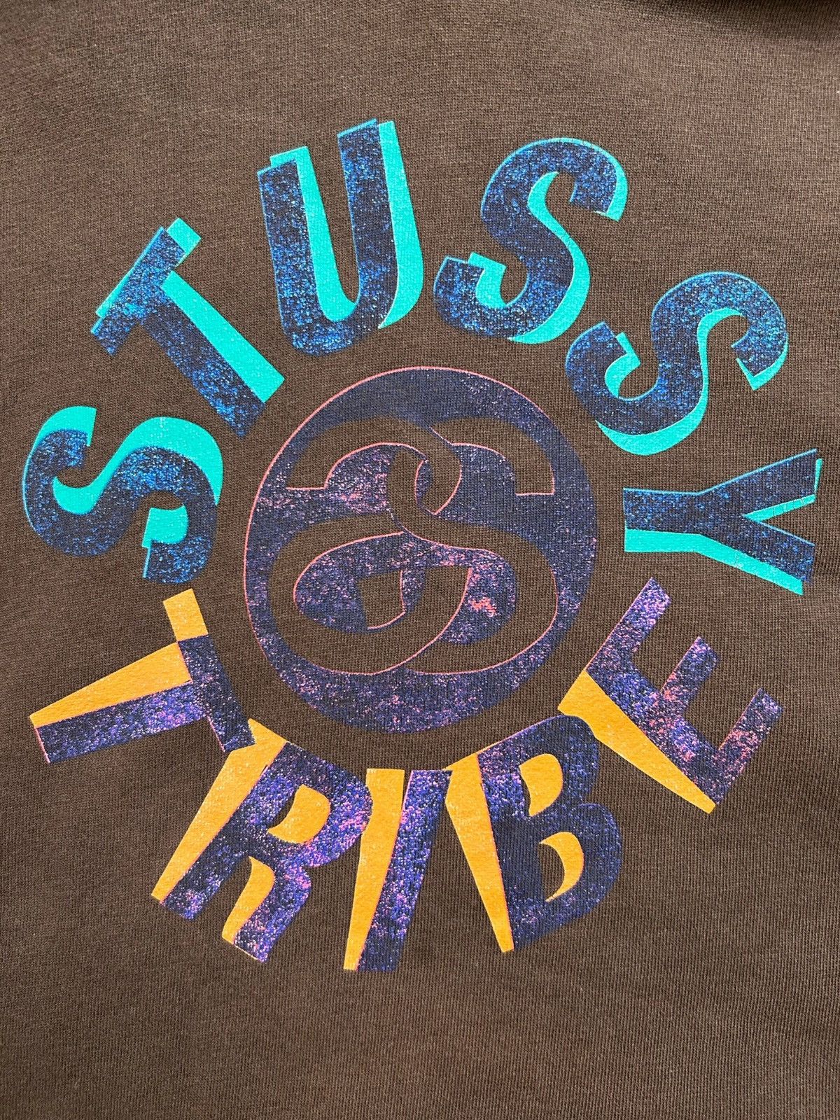 Stussy Vintage Y2K Stussy Tribe Sweatshirt Made in USA Size US L / EU 52-54 / 3 - 3 Thumbnail