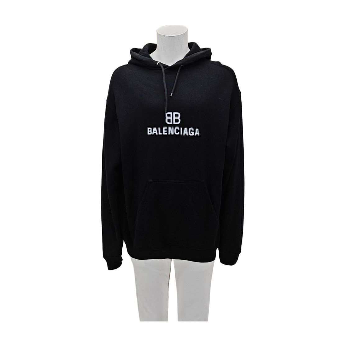 Balenciaga Balenciaga Pixel Logo Hoodie Size S Size US S / EU 44-46 / 1 - 1 Thumbnail