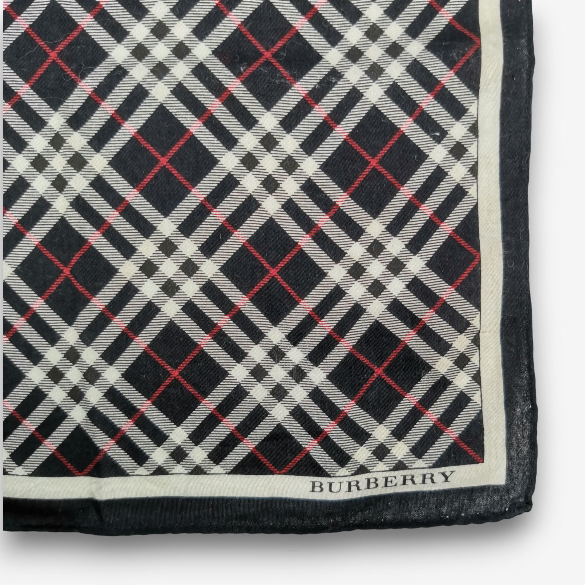 Burberry Vintage Burberry Handkerchief Pocket Square Bandana Size ONE SIZE - 3 Thumbnail