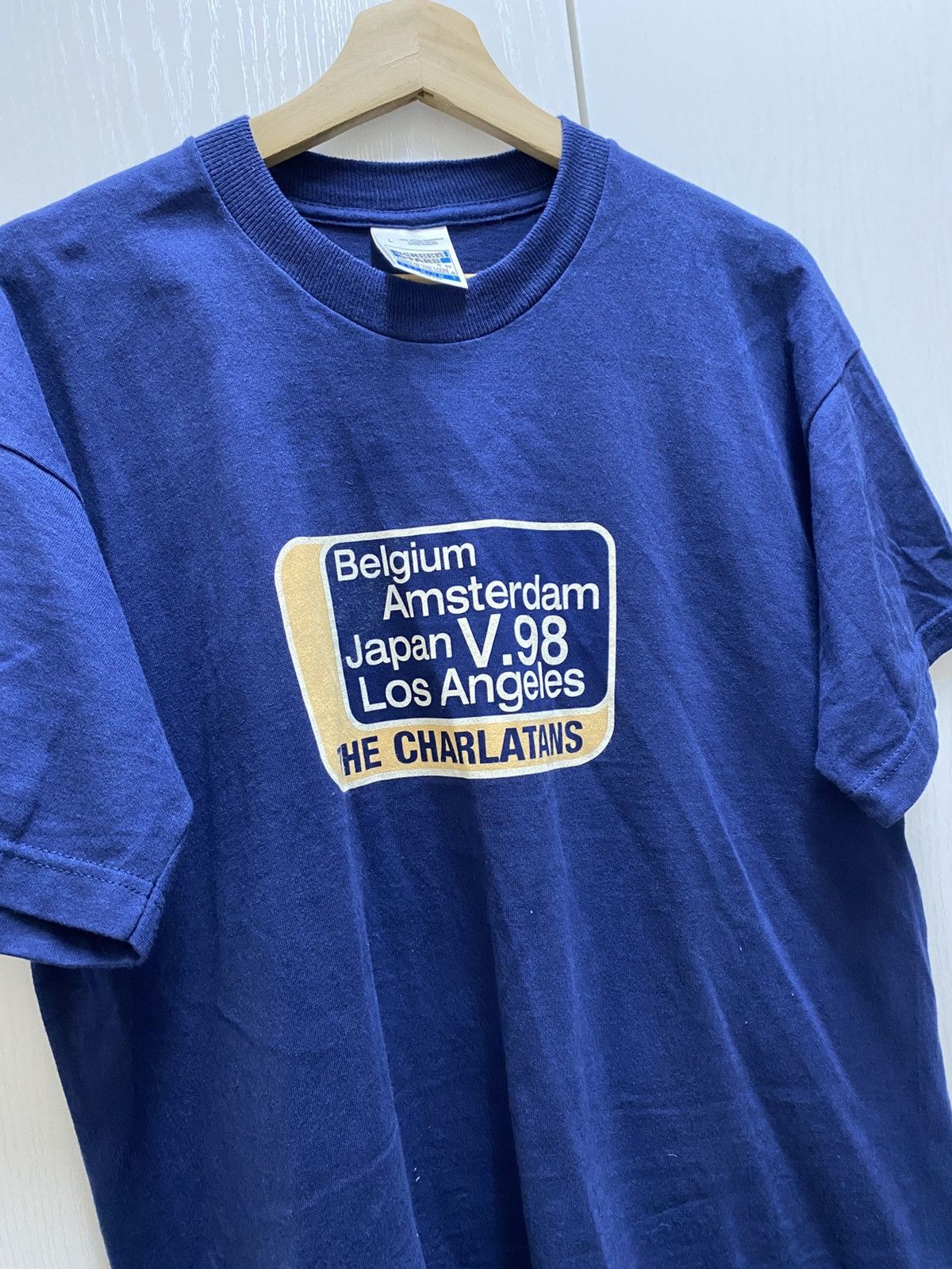Band Tees The Charlatans V 98 Crewneck Tee Size US L / EU 52-54 / 3 - 5 Thumbnail