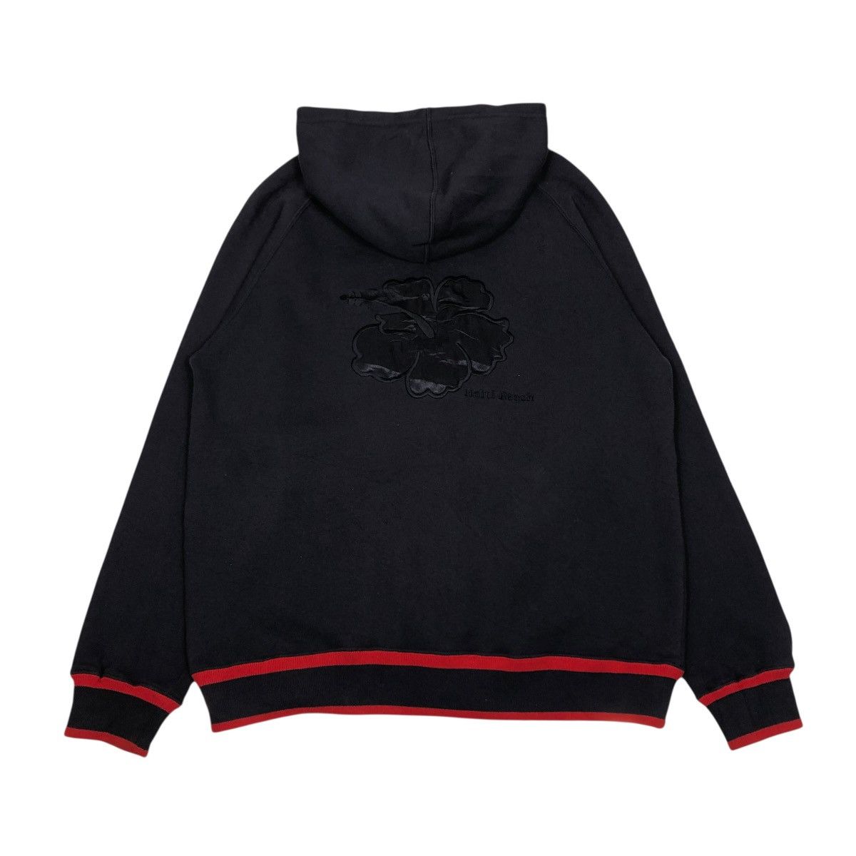 Japanese Brand 🔥VINTAGE ZIPPER JACKET HAWAIIAN HAITI BEACH FLOWER BIG LOGO Size US M / EU 48-50 / 2 - 2 Thumbnail