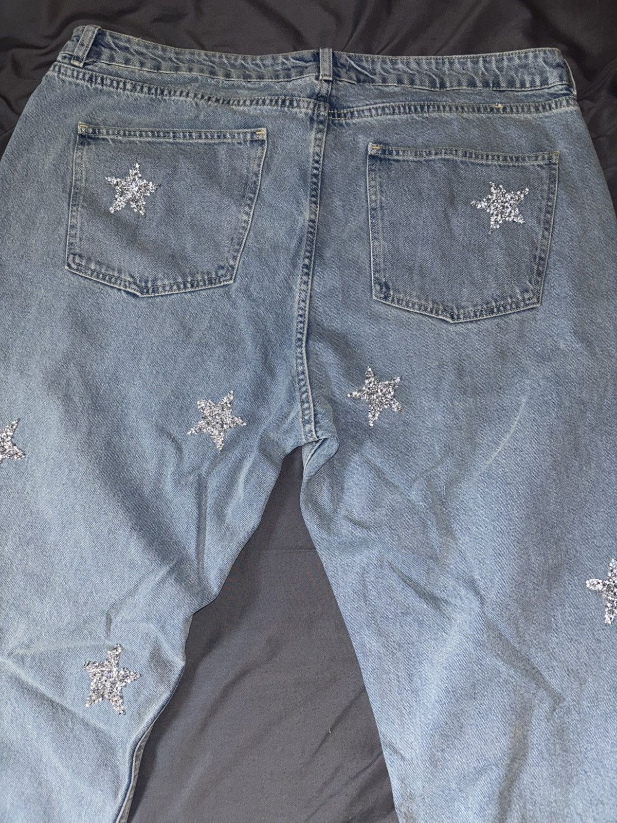 Nasty Gal Nasty Gal Star Rhinestone Jeans Size 38" / US 16 / IT 52 - 3 Thumbnail