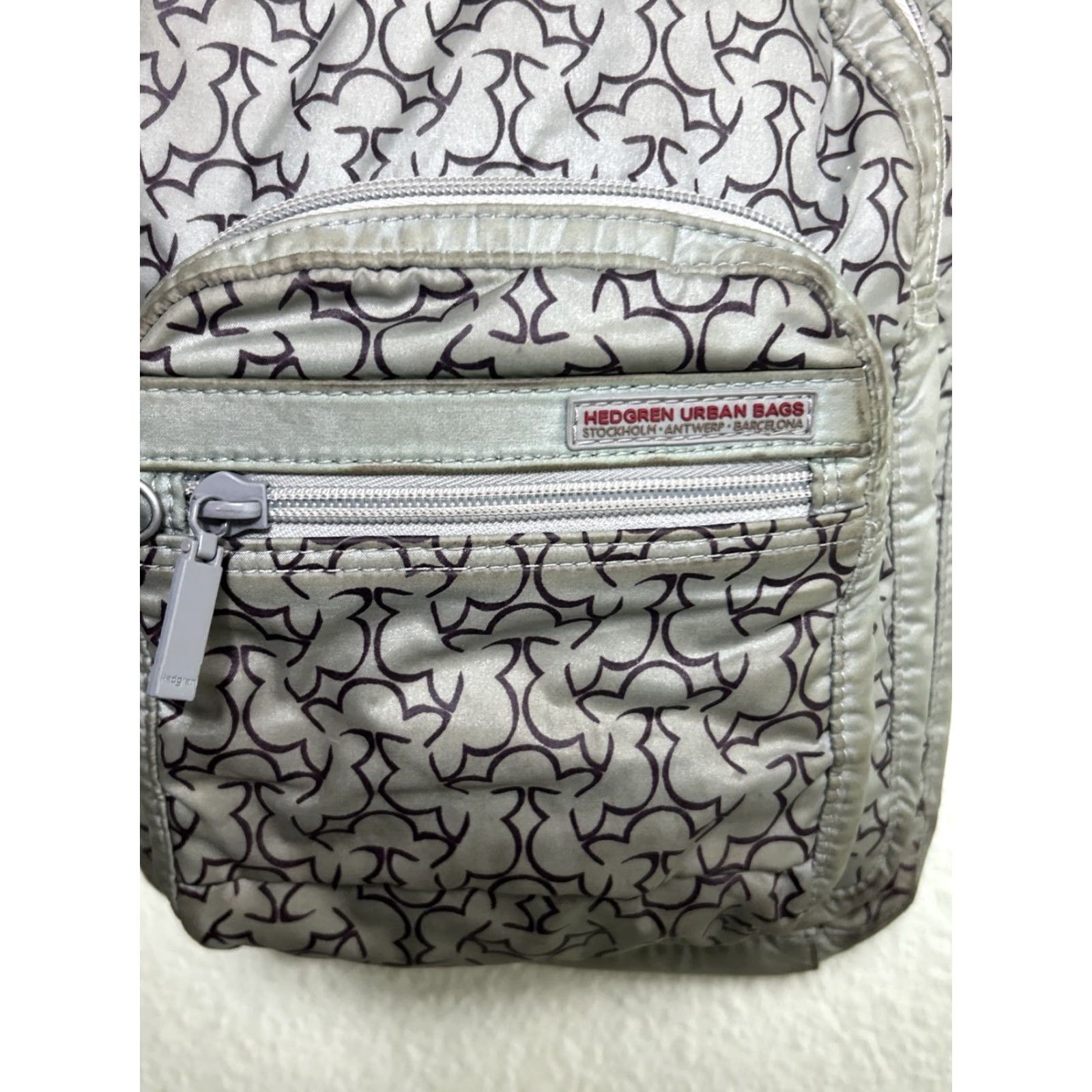 Vintage VINTAGE Hedgren Urban Crossbody Bag Small Women Gray Purple 13x8x3 Crossbody Bag 13x8x3 Purple Purple Purple Hedgren Urban Womens Size ONE SIZE - 4 Thumbnail