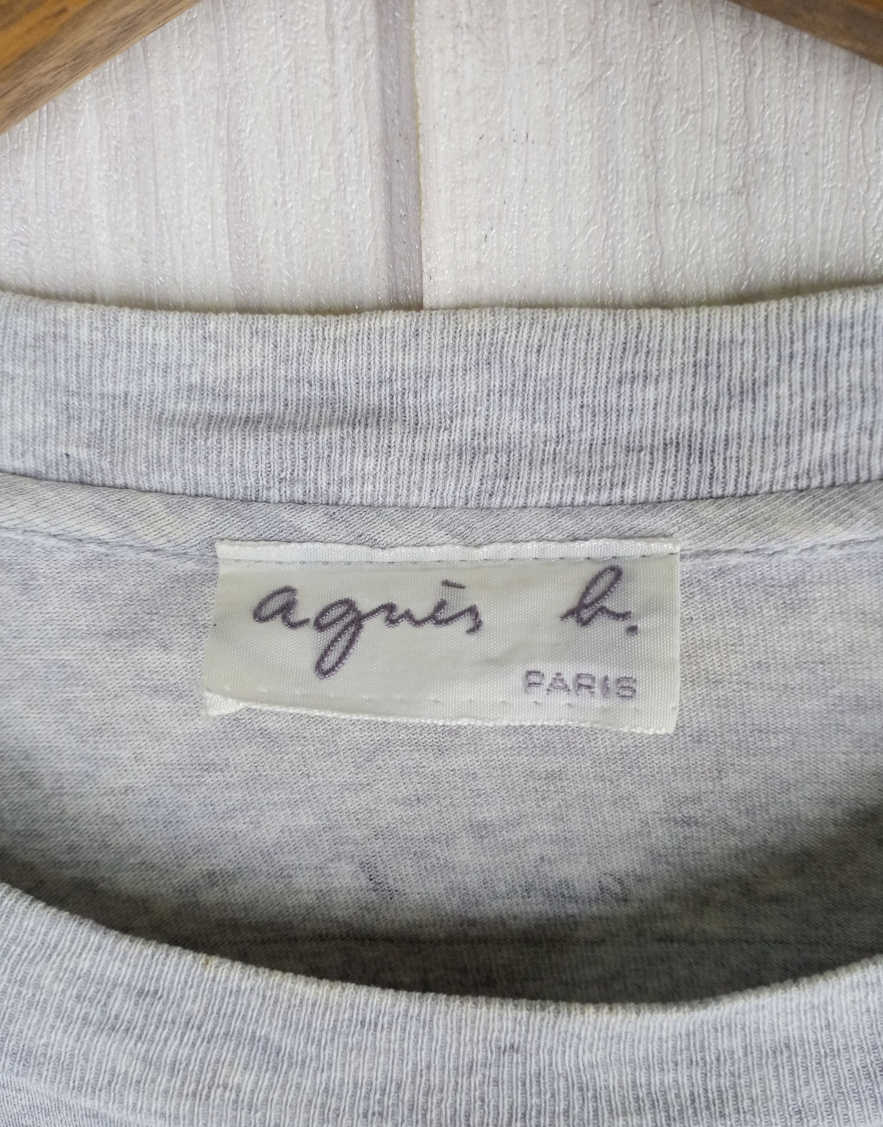 agnes b. Rare Vintage 1996 Agnes B. Rafael Gray Tshirt Size US M / EU 48-50 / 2 - 5 Thumbnail