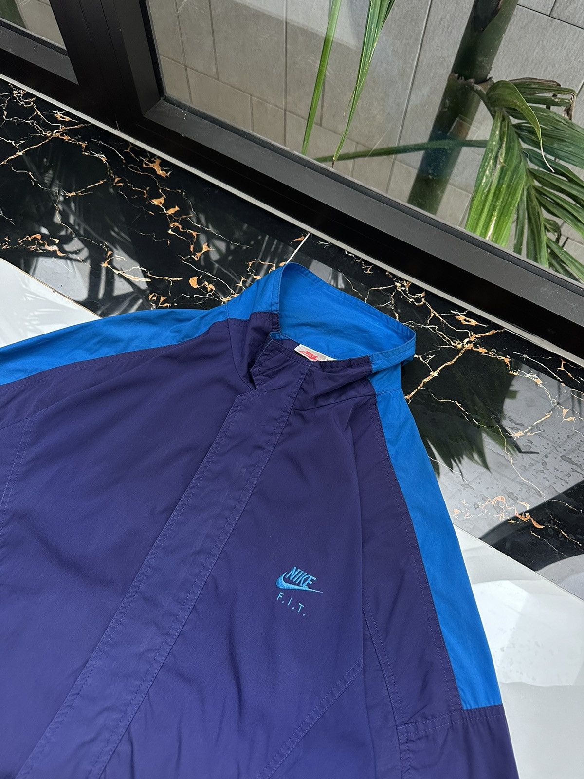 Nike × Vintage 90s NIKE VINTAGE BASIC LOGO STREETWEAR LIGHT JACKET Size US L / EU 52-54 / 3 - 3 Thumbnail