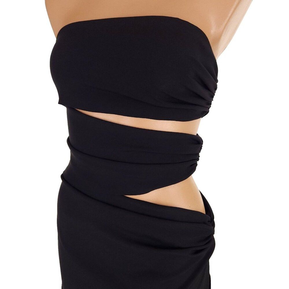 Magda Butrym Magda Butrym Asymmetrical Cut-Out Short Cocktail Dress 4 Size S / US 4 / IT 40 - 4 Thumbnail