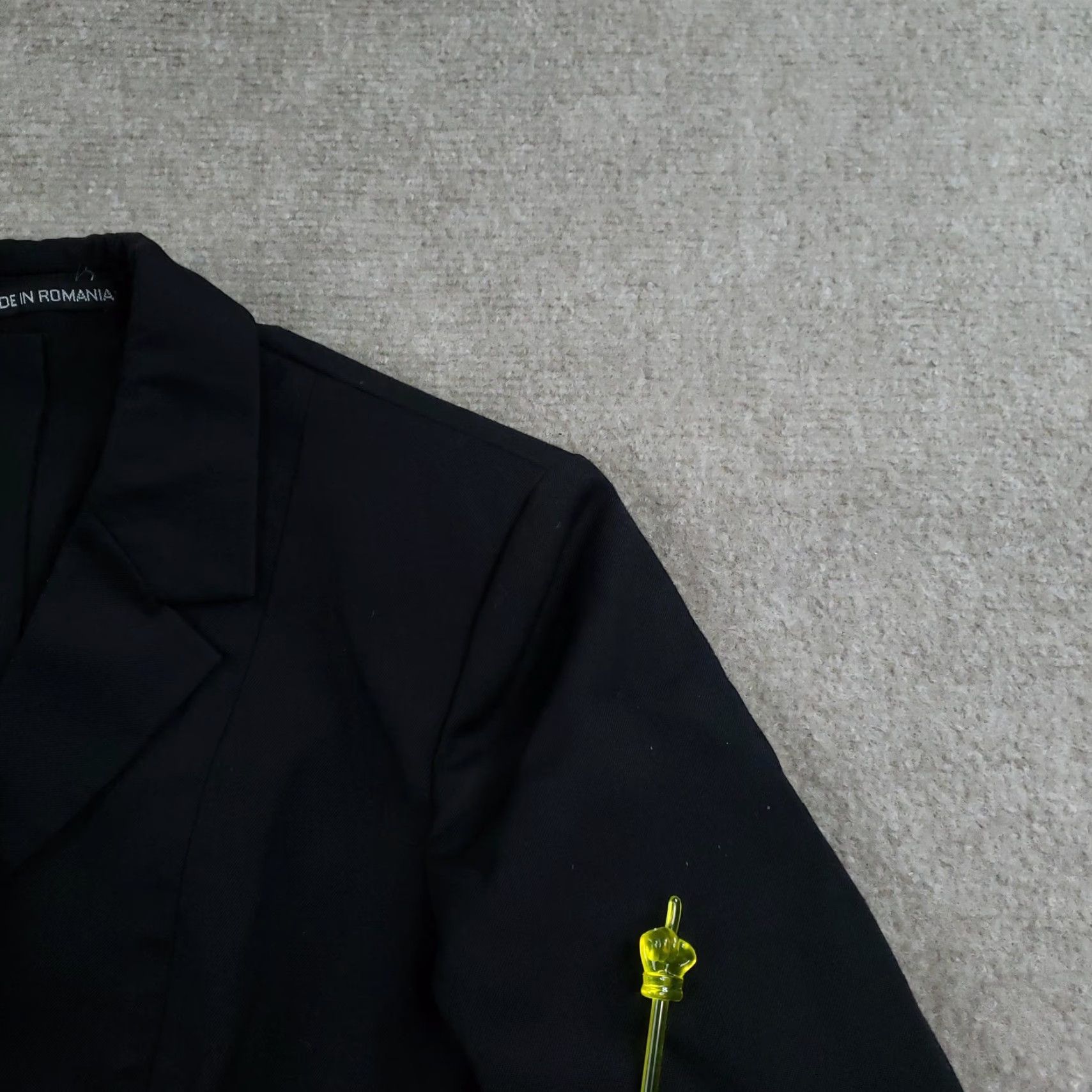 Vintage VINTAGE Miller's Riding Coats Blazer Womens 10 Black Wool Blend Lined Romania Equestrian Size L / US 10 / IT 46 - 6 Thumbnail