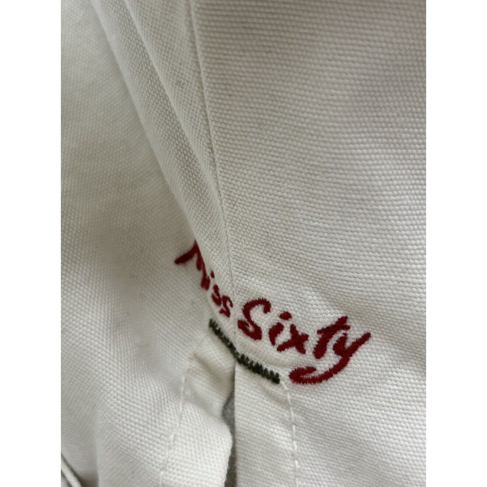 Miss Sixty MISS SIXTY Retro Y2K Women's White Jacket - M Size M / US 6-8 / IT 42-44 - 7 Thumbnail