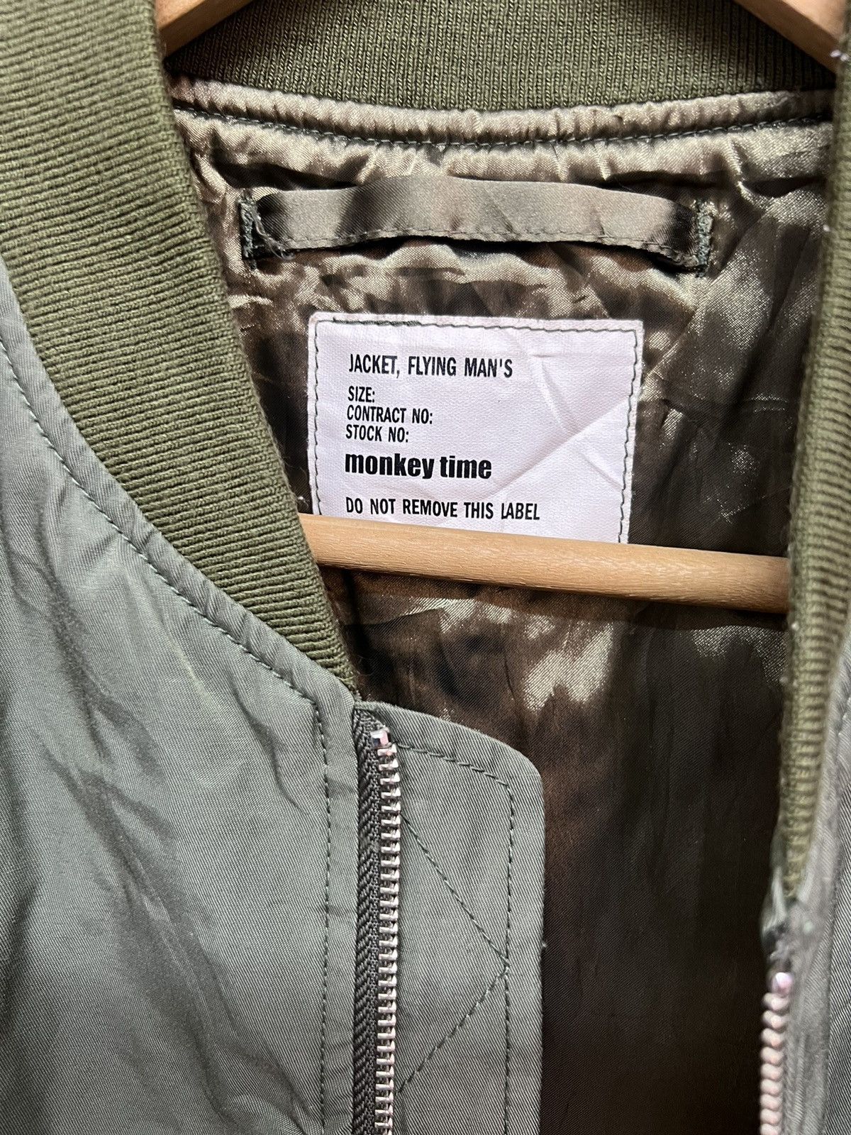 Japanese Brand Monkey Time MA1 Flight Jacket Size US S / EU 44-46 / 1 - 7 Thumbnail