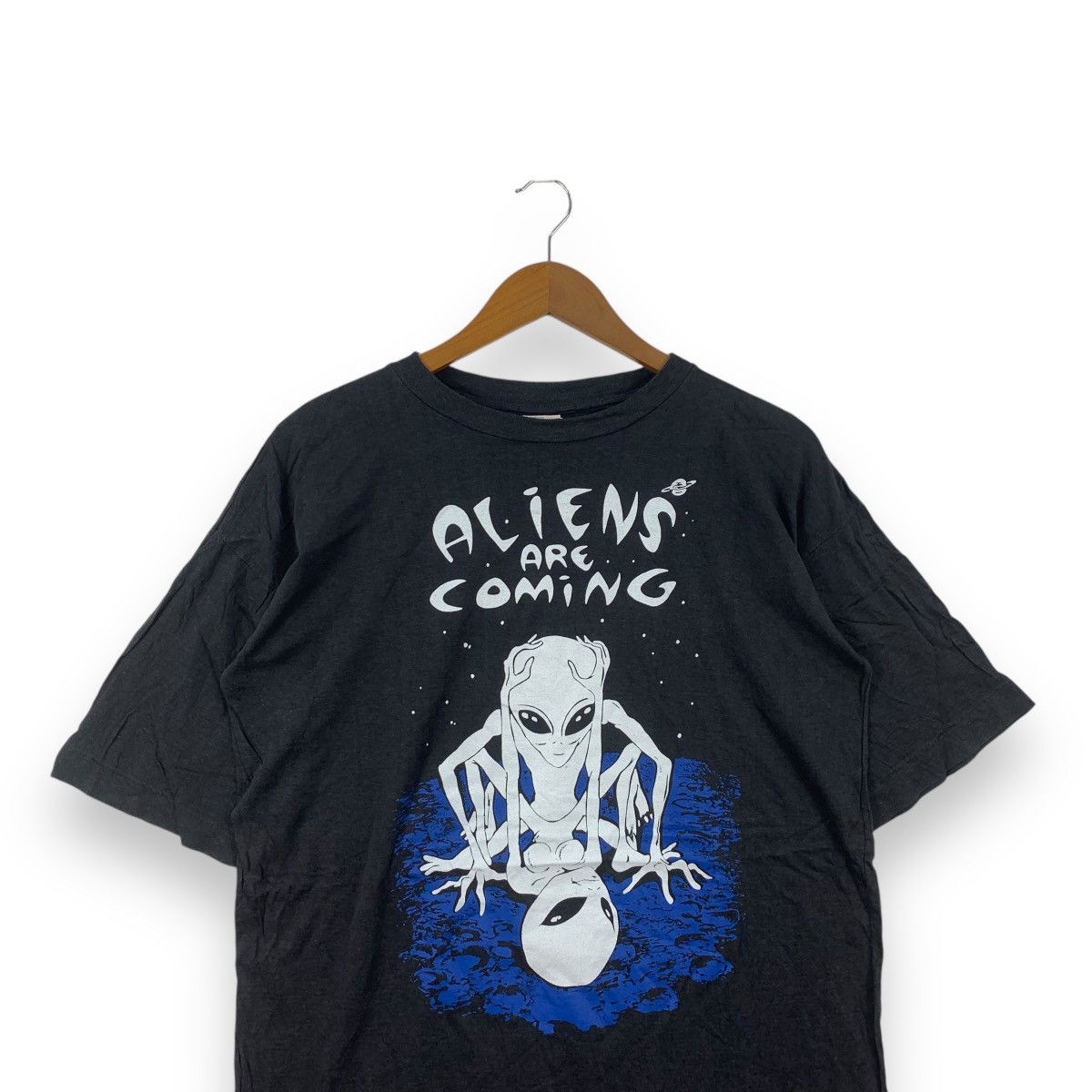 Vintage Vintage 1995 ALIEN WORKSHOP Skateboard Are Coming Tee Shirt Size US XL / EU 56 / 4 - 2 Thumbnail