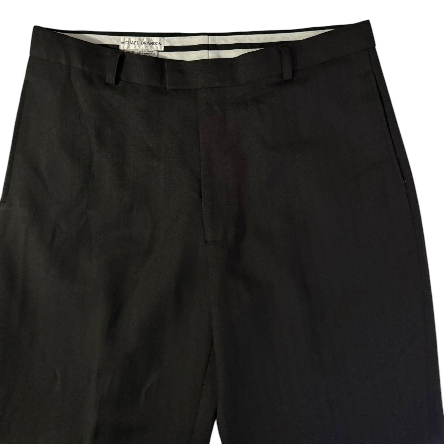 Other Michael Brandon Black Dress Pants Straight Leg 38x32 Size US 38 / EU 54 - 3 Thumbnail