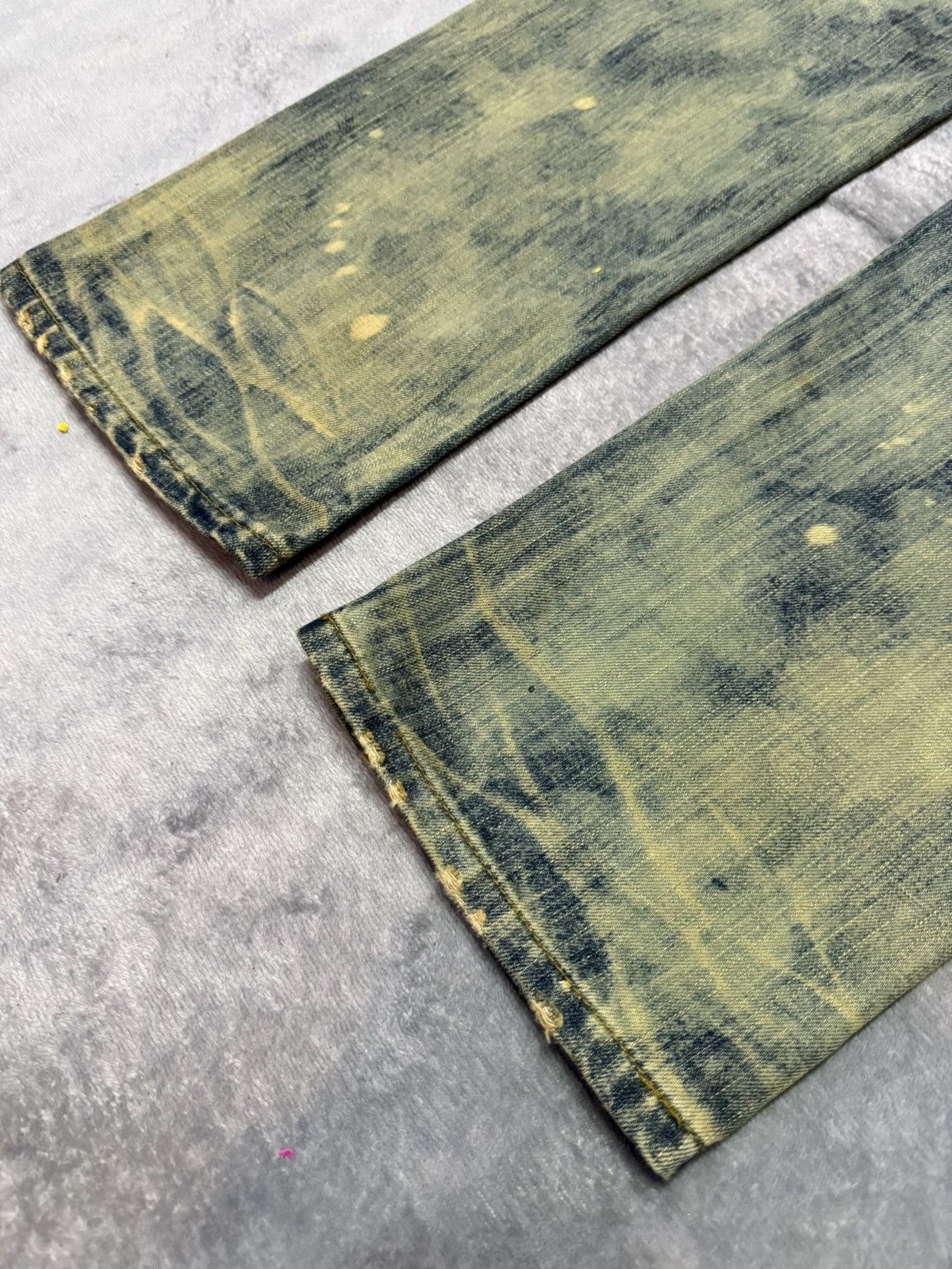 Hysteric Glamour Standard Number Japan Acid Mud Wash Straight Jeans Size US 30 / EU 46 - 14 Thumbnail