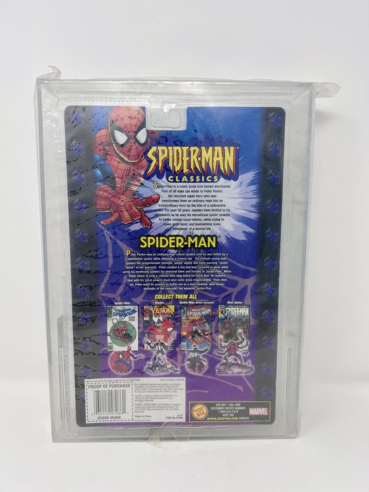 Marvel Comics Spider-Man AFA 85 NM+ 2001 ToyBiz Classics Size ONE SIZE - 5 Thumbnail