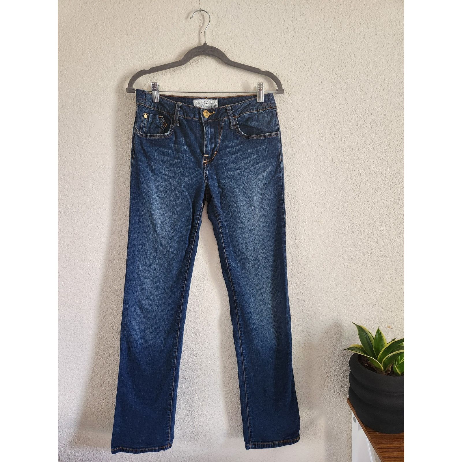 Phat Farm Y2k Phat Farms Silver Label Dark Wash Low Rise Jeans-9w Size 30" / US 8 / IT 44 - 1 Thumbnail