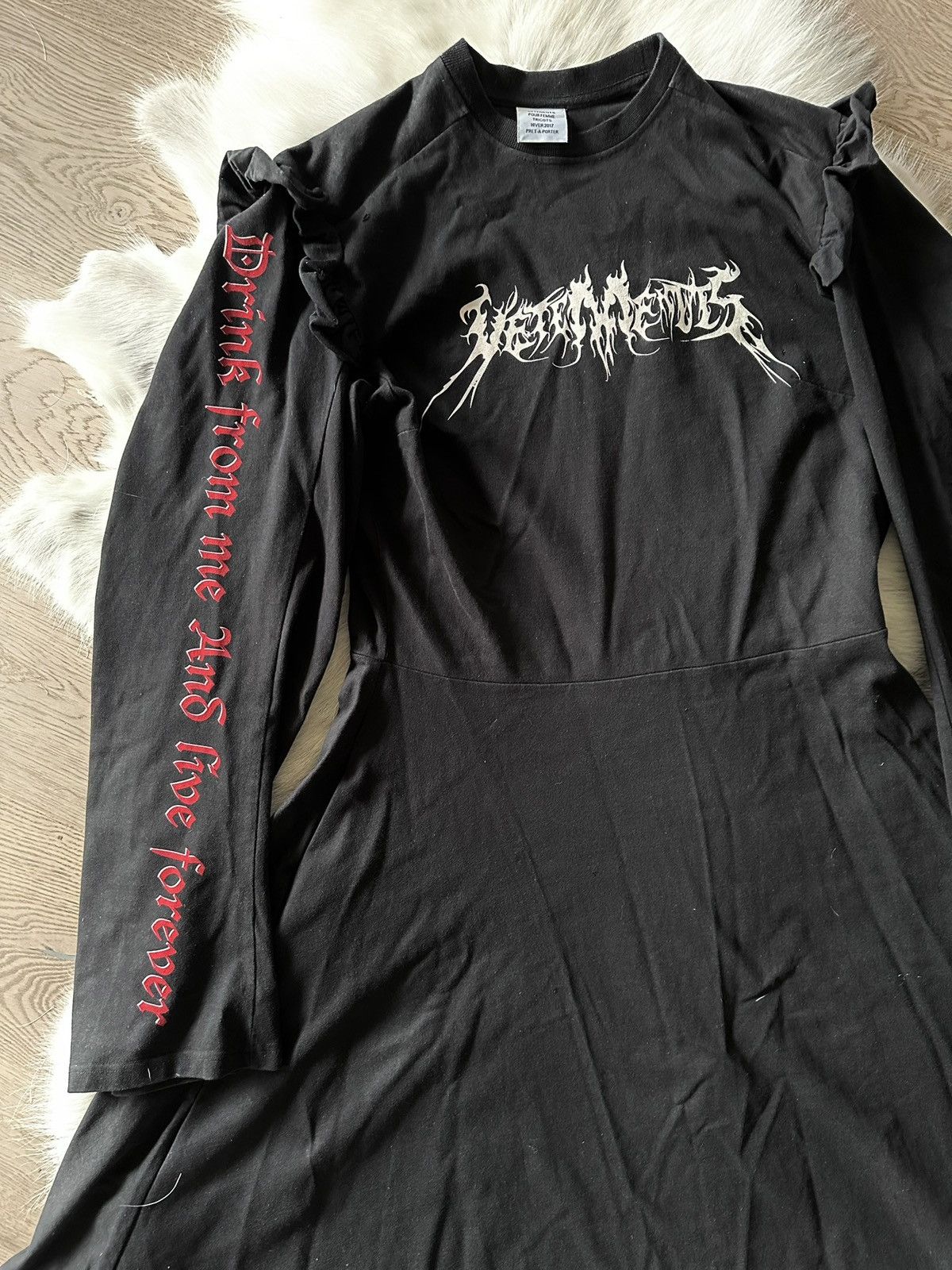 Vetements Vetements ✡️ Total fucking Darkness Dress version Size US XS / EU 42 / 0 - 2 Thumbnail