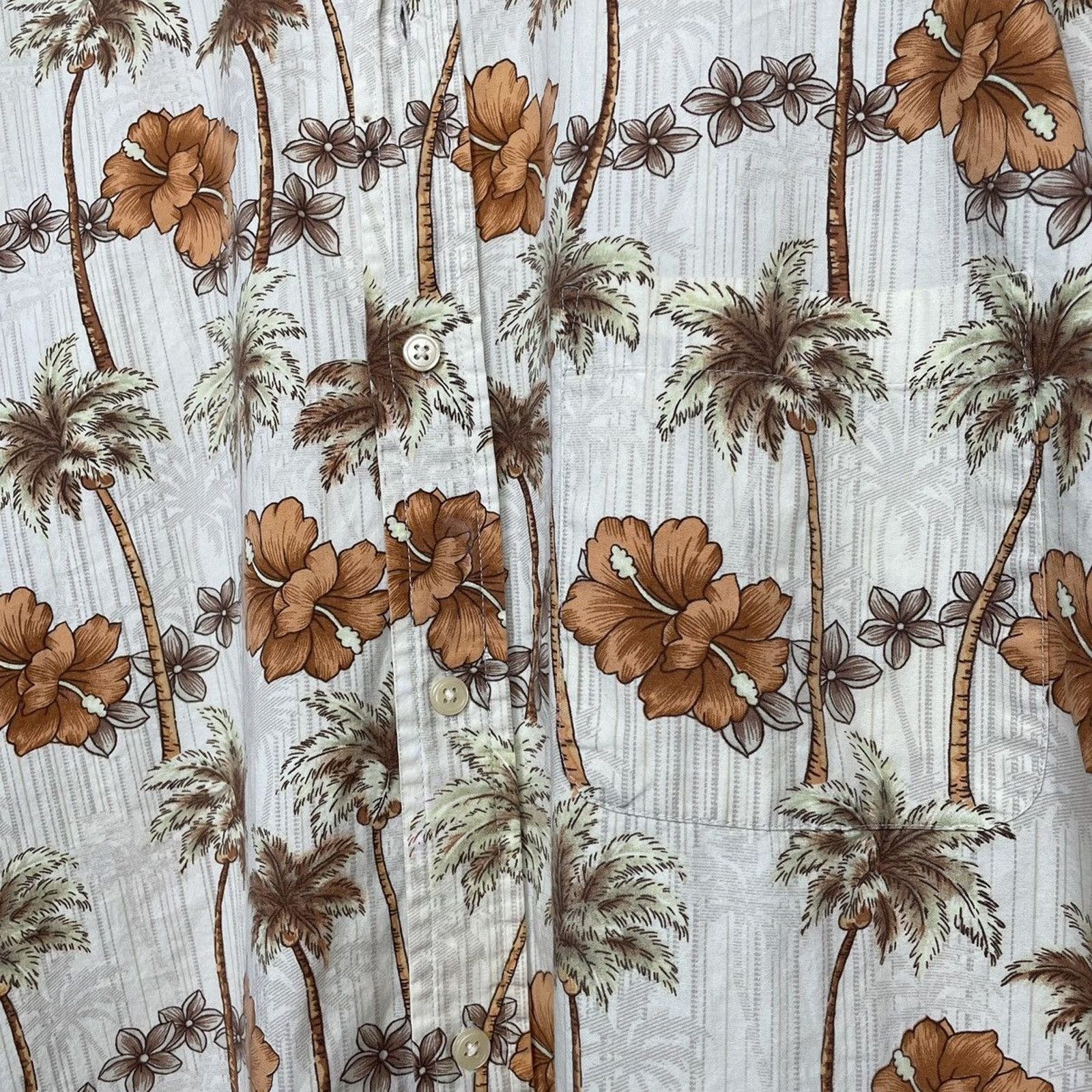 Harley Davidson × Japanese Brand × Vintage 🏝️PALM TREE/FLOWER HAWAIIAN SHIRT Size US XL / EU 56 / 4 - 3 Thumbnail