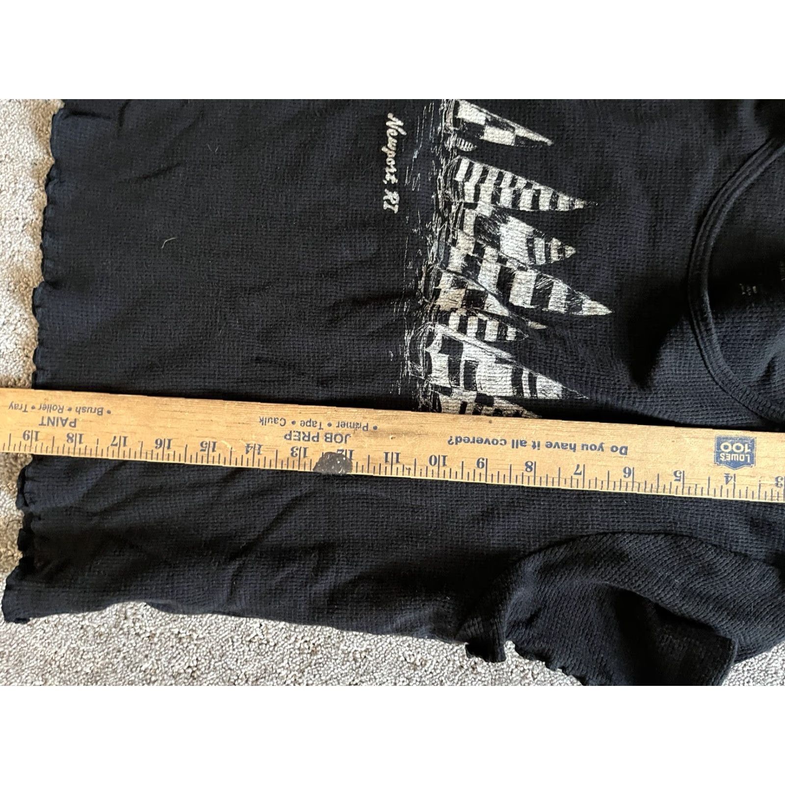 American Eagle Outfitters American Eagle Outfitters Shirt Womens XL Black Sail Boats Cap Sleeve T-Shirt Lightweight Newport RI Casual Size ONE SIZE - 5 Thumbnail