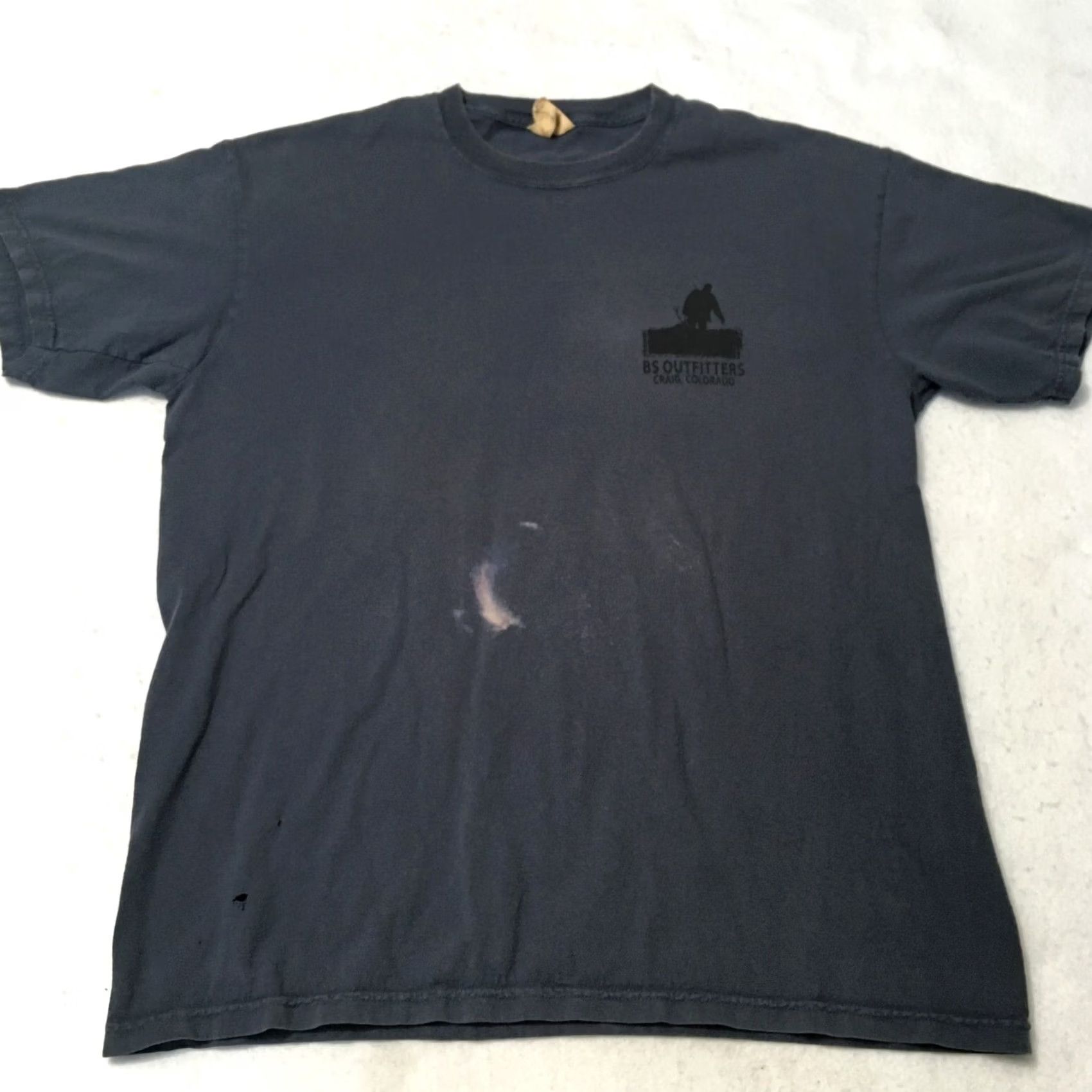 The Mountain The Mountain T-Shirt Sports Shirt Men L Blue Cotton Crew Neck Short Sleeve 2000s Vintage? Size US L / EU 52-54 / 3 - 7 Thumbnail