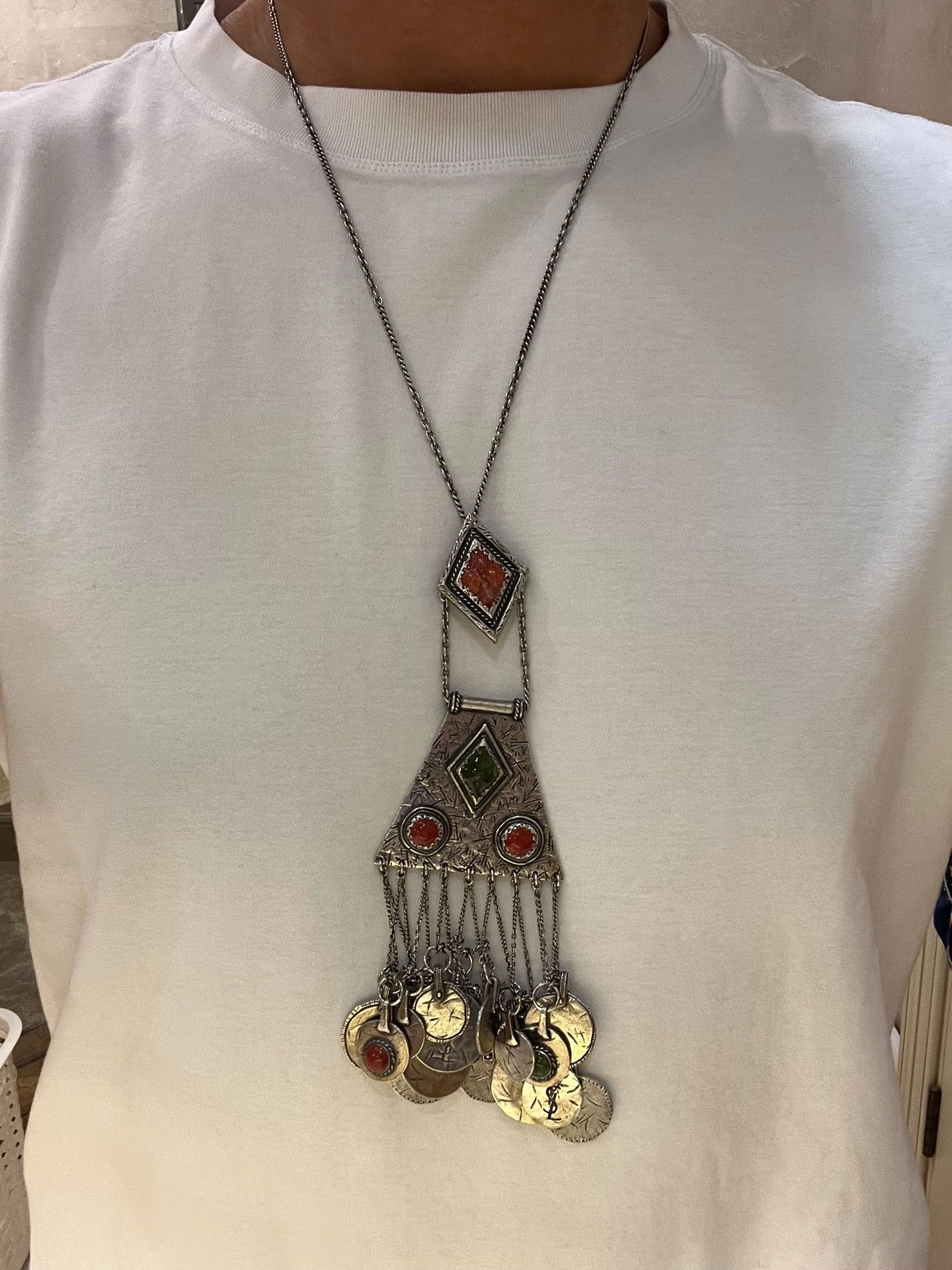 Saint Laurent Paris Saint Laurent Paris Ethnic Style Necklace Size ONE SIZE - 1 Thumbnail