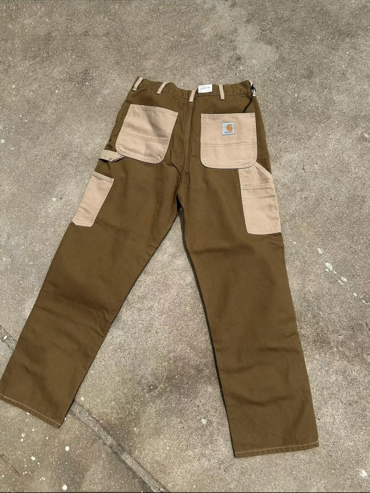 Carhartt Carhartt WIP Two Tone Double Knee Pant – Hamilton Brown Size US 32 / EU 48 - 4 Thumbnail