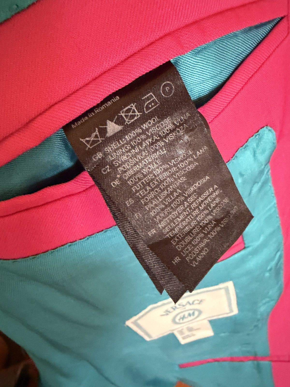 H&M × Versace Hot Pink Two-Piece Suit Size 36R - 7 Thumbnail