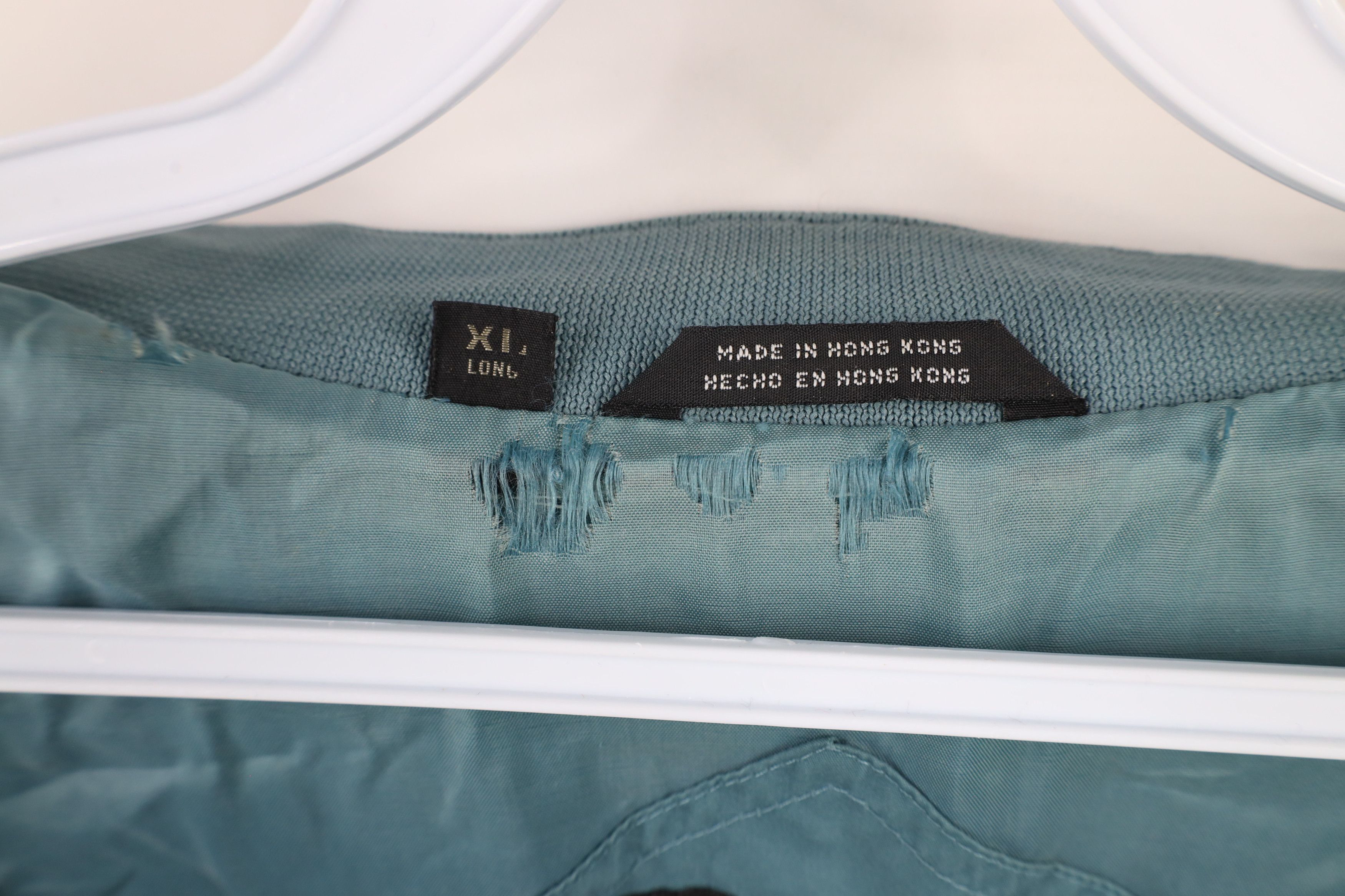 Members Only × Vintage Vintage 90s Members Only Cafe Racer Bomber Jacket Teal Size US XL / EU 56 / 4 - 10 Thumbnail