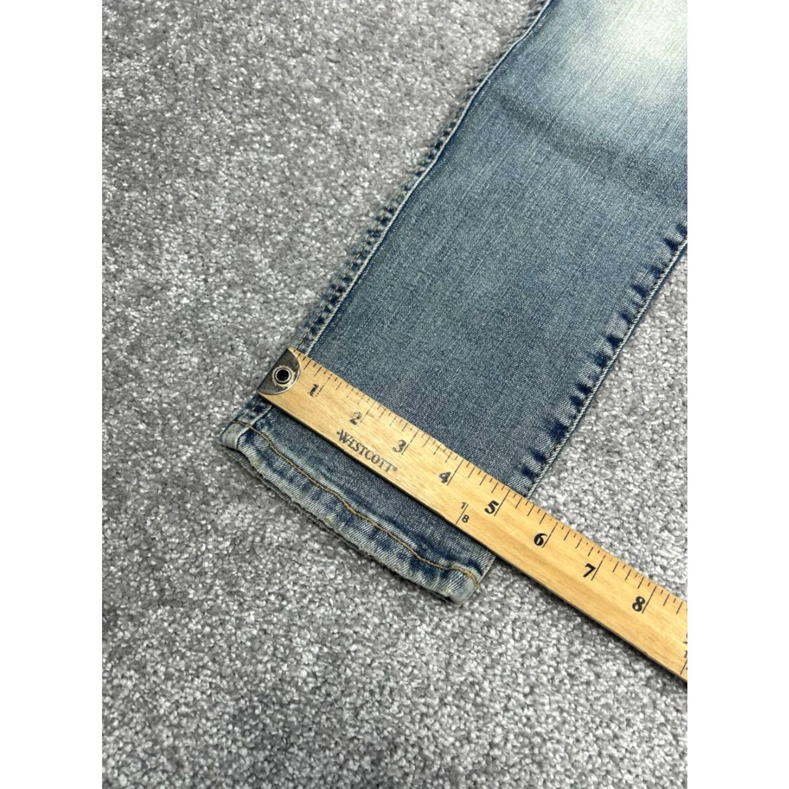 Zara Zara Jeans Mens 40 Blue Denim Mid Rise Straight Leg 30x28 Regular 5-Pocket Design Denim Straight Zara Mens Jeans Size US 40 / EU 56 - 4 Thumbnail