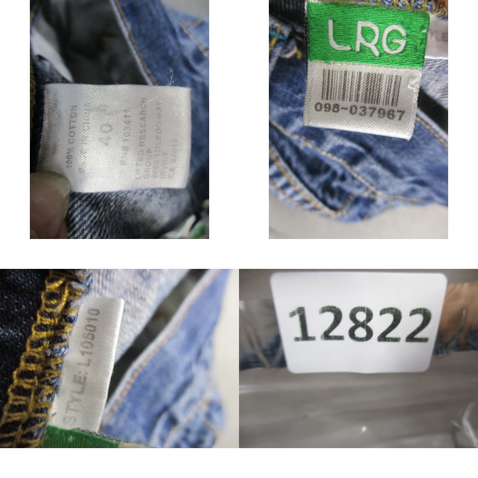 Southpole LRG Jeans Mens 40x32 Denim Baggy Y2k Southpole Style Skater Blue Size US 40 / EU 56 - 10 Thumbnail