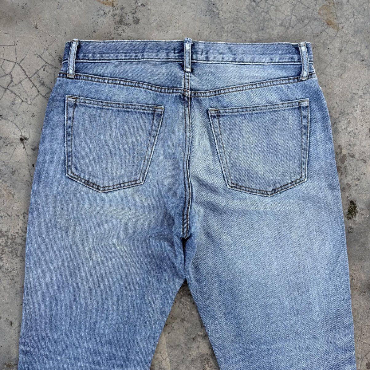 Japanese Brand × Jean × Vintage VINTAGE JAPANESE FADED RIPPED JEAN PANTS Size US 36 / EU 52 - 8 Thumbnail