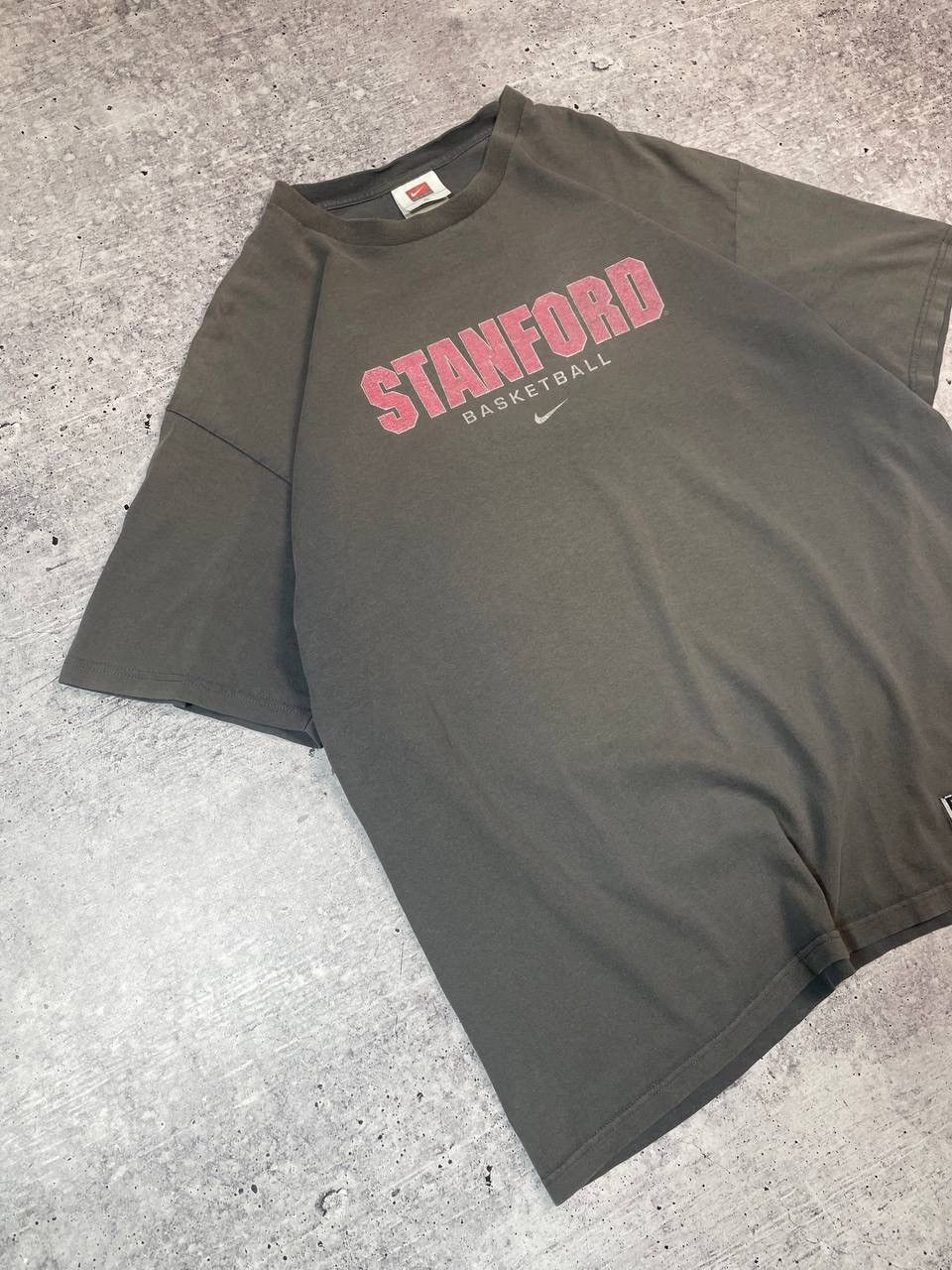 Nike Vintage 90s Nike Stanford Basketball Sunfaded T-Shirt Y2K Size US XL / EU 56 / 4 - 2 Thumbnail