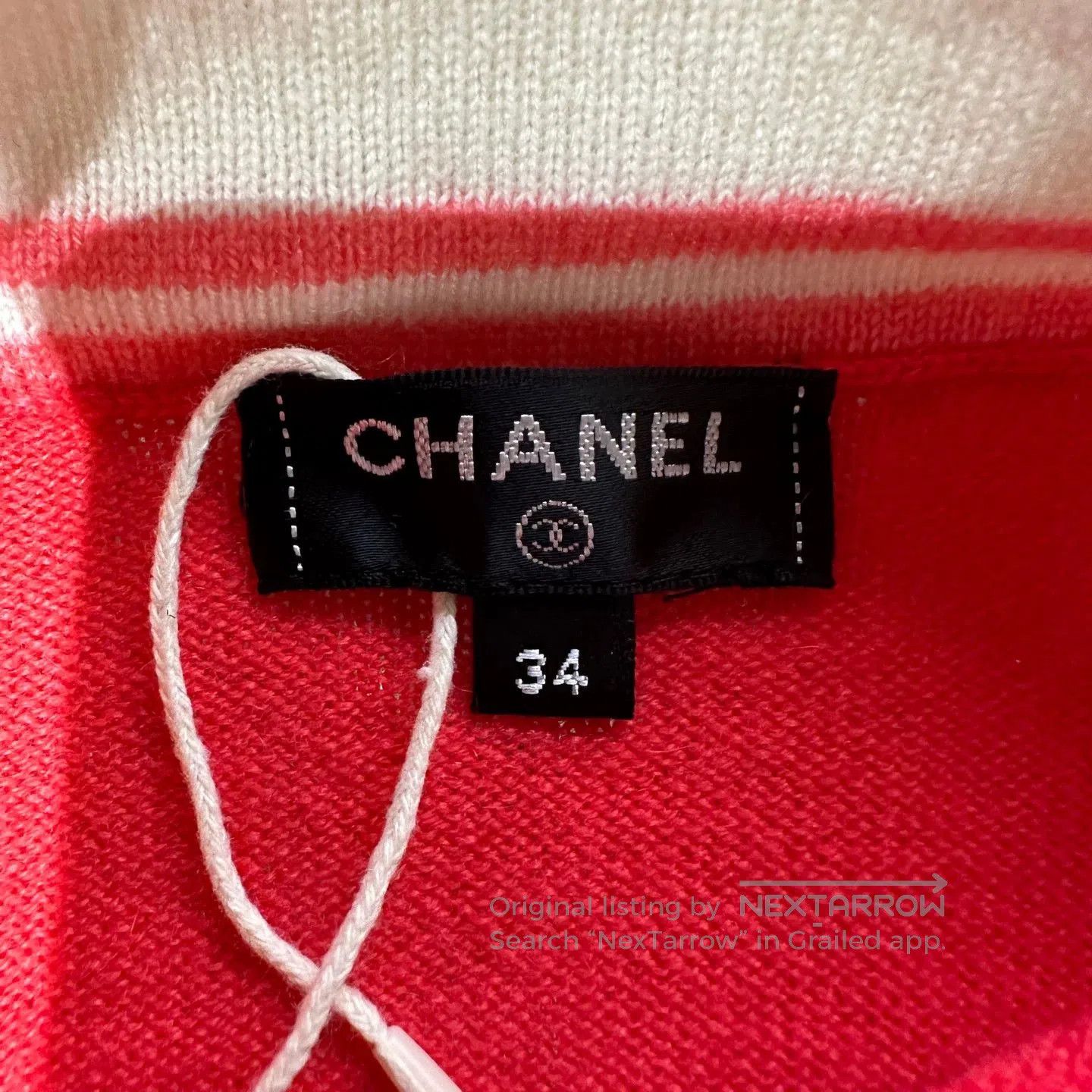 Chanel Chanel Cashmere Skirt with CHANEL Lettering. Size 33" - 3 Thumbnail
