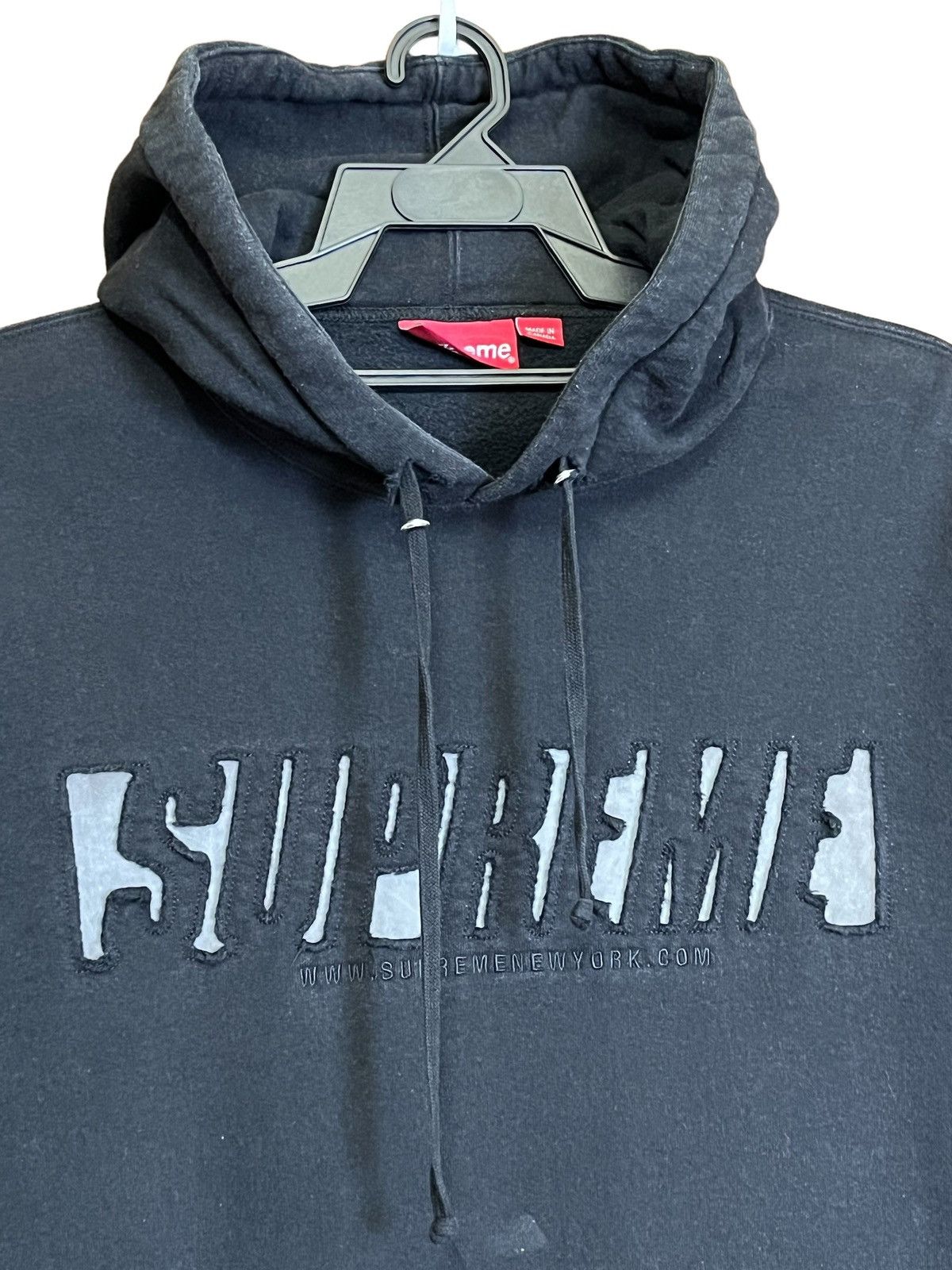 Supreme OG SUPREME REFLECTIVE CUTOUT HOODED SWEATS Size US M / EU 48-50 / 2 - 3 Thumbnail