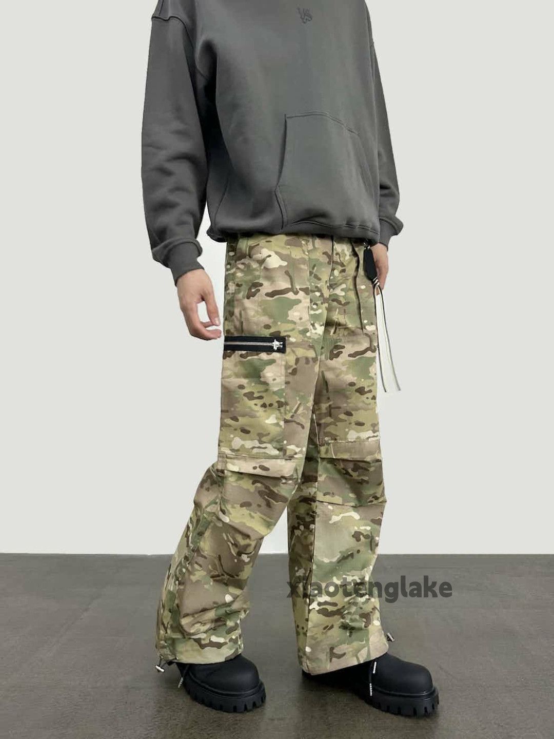 Designer × Japanese Brand × Vintage utility military outdoor loose pleated cargo pants Size US 32 / EU 48 - 3 Thumbnail