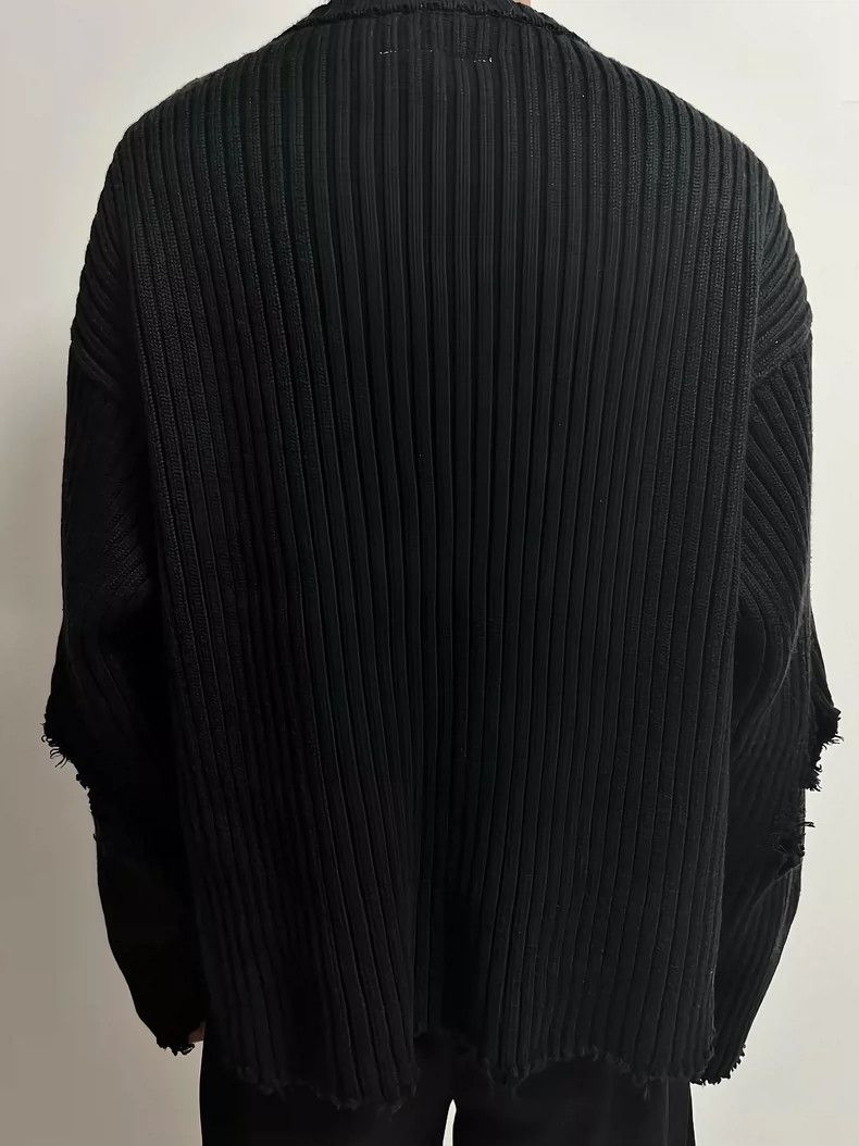 Maison Margiela Maison Margiela Black destructive sweater Size US S / EU 44-46 / 1 - 2 Thumbnail
