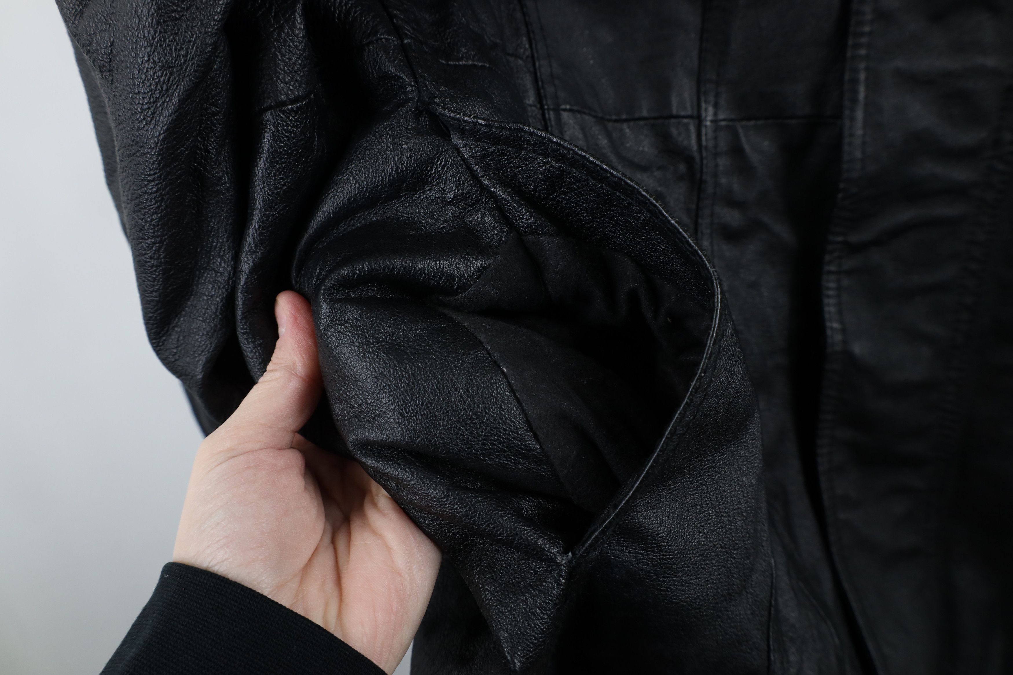 Vintage Vintage 90s Streetwear Full Zip Leather Chore Barn Jacket Size US XXL / EU 58 / 5 - 7 Thumbnail