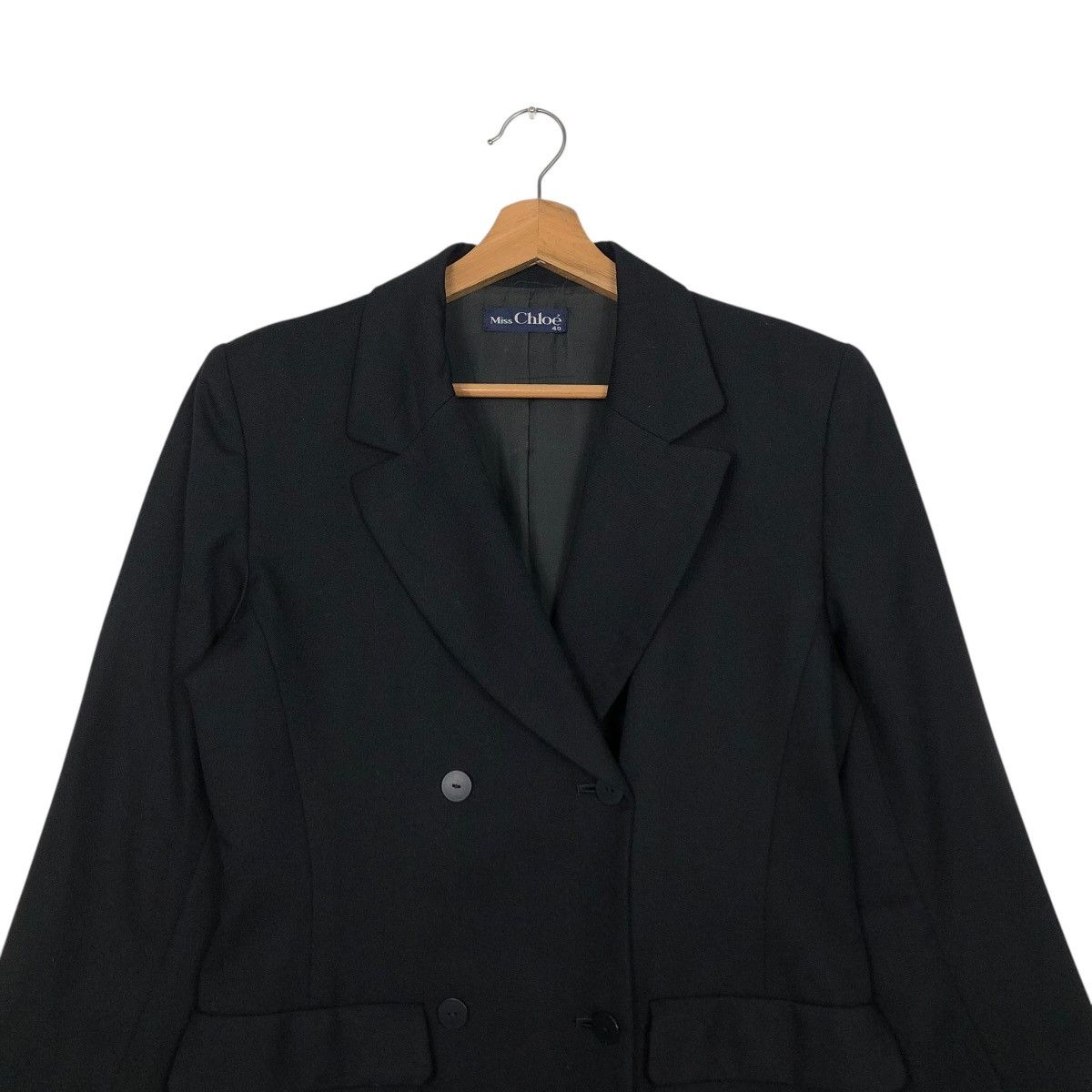 Chloe 🔥VINTAGE LONG COAT DOUBLE BREAST MISS CHLOE Size S / US 4 / IT 40 - 5 Thumbnail