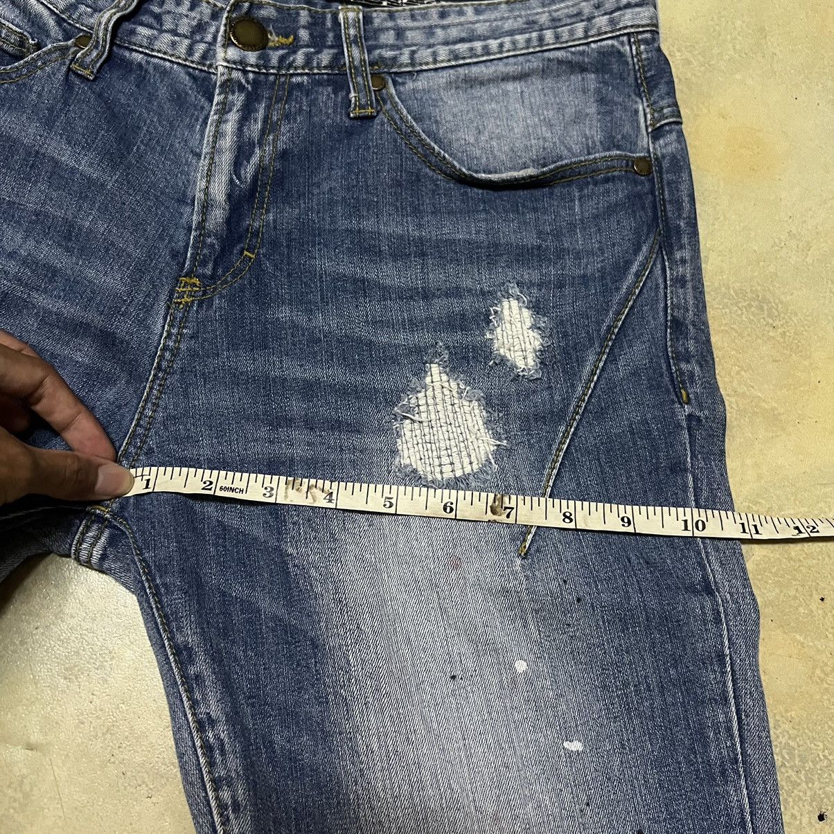 Number (N)ine Number Nine x Loveless Guild Prime Collaboration Denim Jeans Size US 31 - 14 Thumbnail